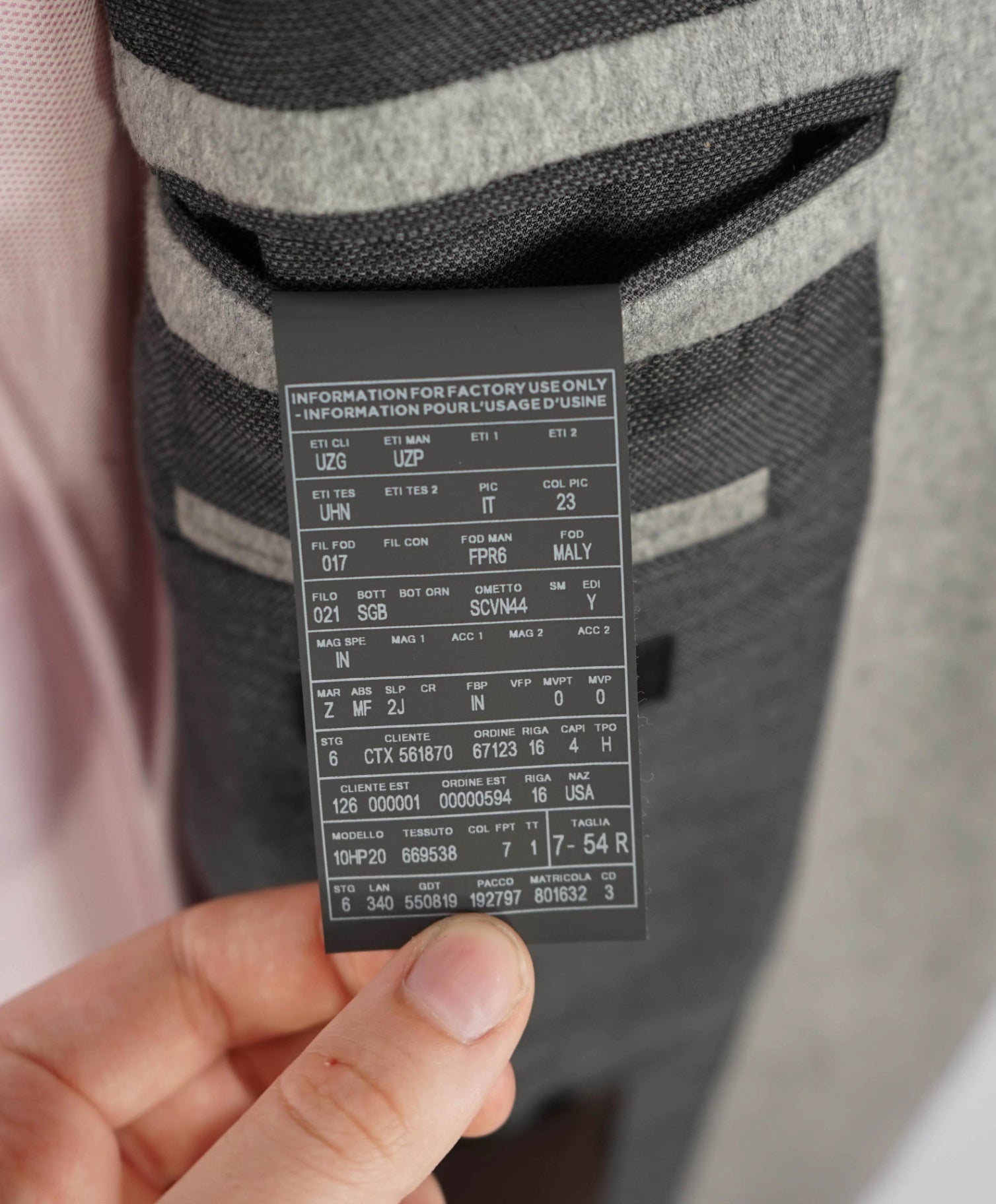 $5,995 Ermenegildo Zegna Solid Grey *PURE Cashmere* Blazer 44R