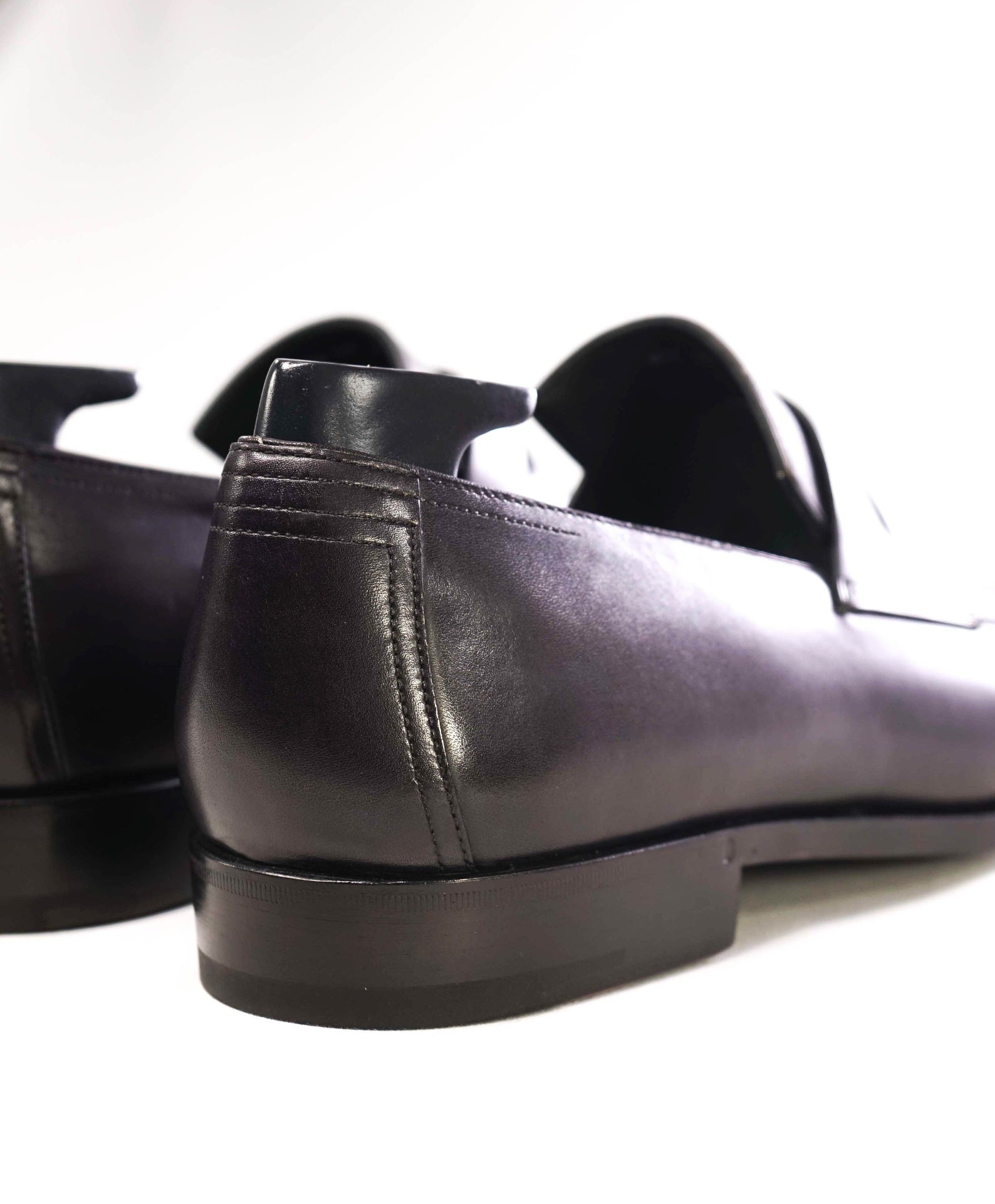 $2,480 Berluti "ANDY" Gray/Back Patina Leather Loafers 11.5 US (10.5UK)