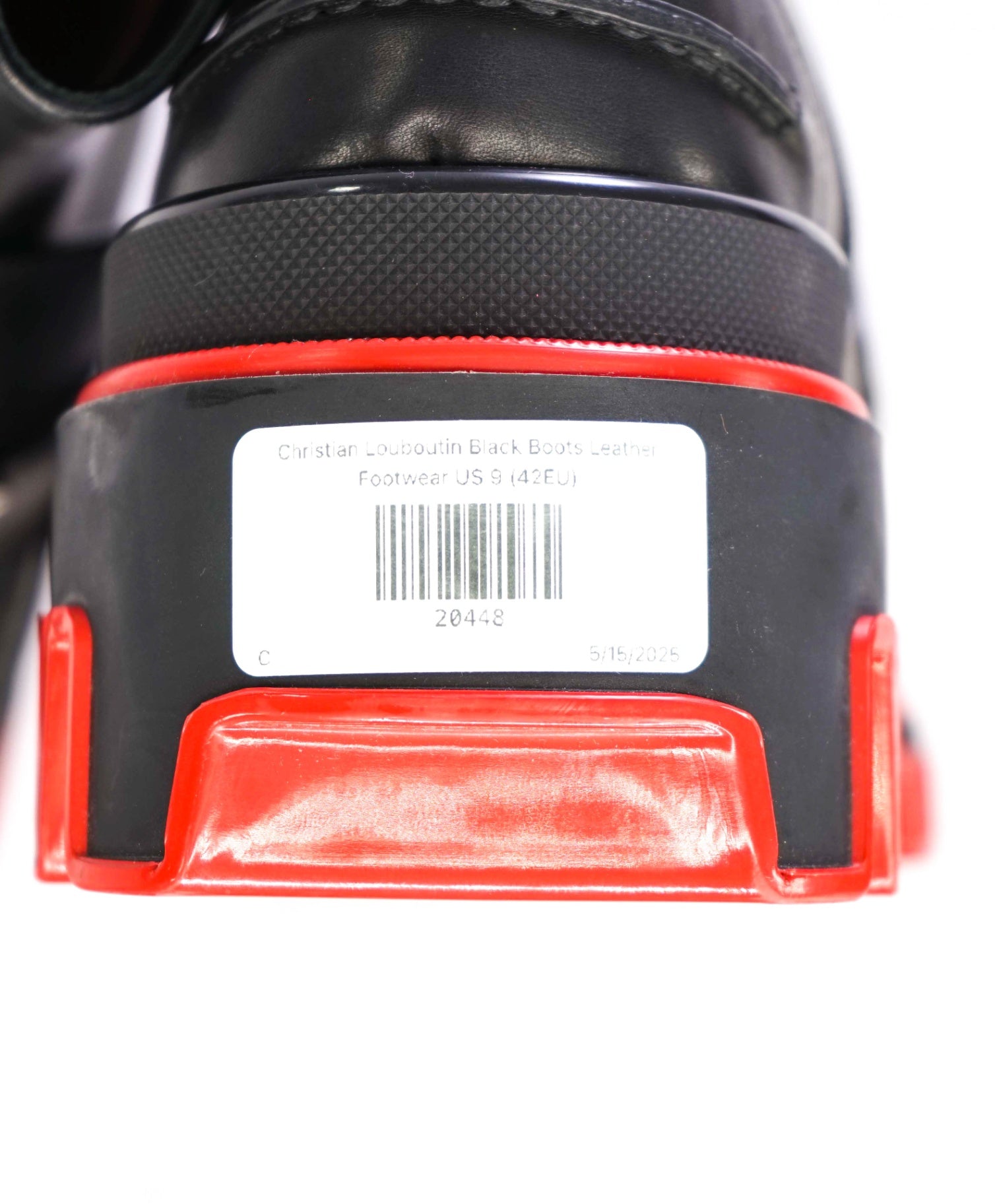 $1,445 Christian Louboutin DUNE Black Boots Leather US 9 (42EU)