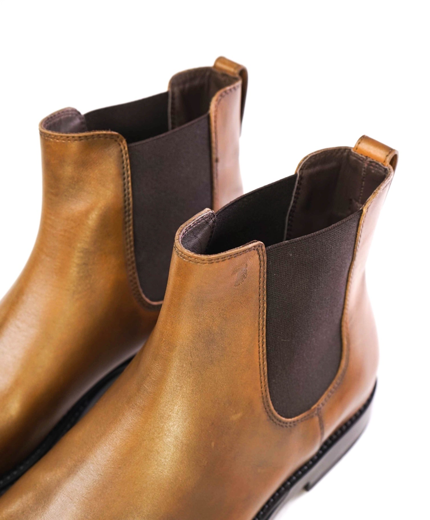 $825 Tod's Brown Ankle Boots Leather Footwear US 9.5 (UK8.5)