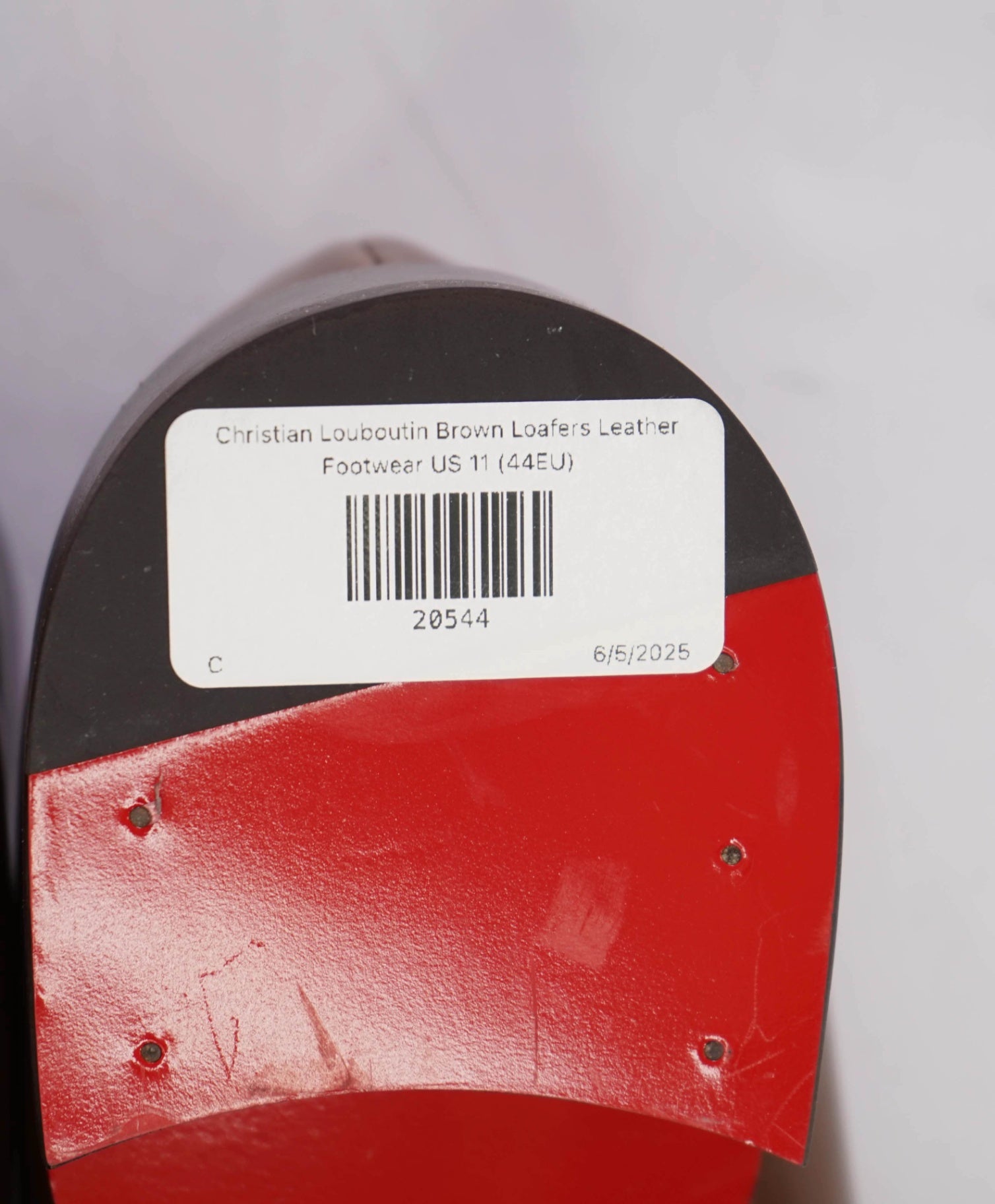 $1,100 CHRISTIAN LOUBOUTIN - *VARSIMOC* Brown Leather Loafers US 11 (44EU)
