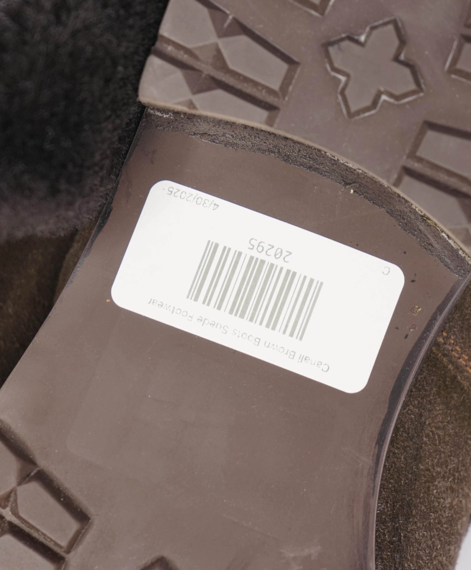 $1,295 Canali Brown SHEARLING LINED Ankle Boots 10US