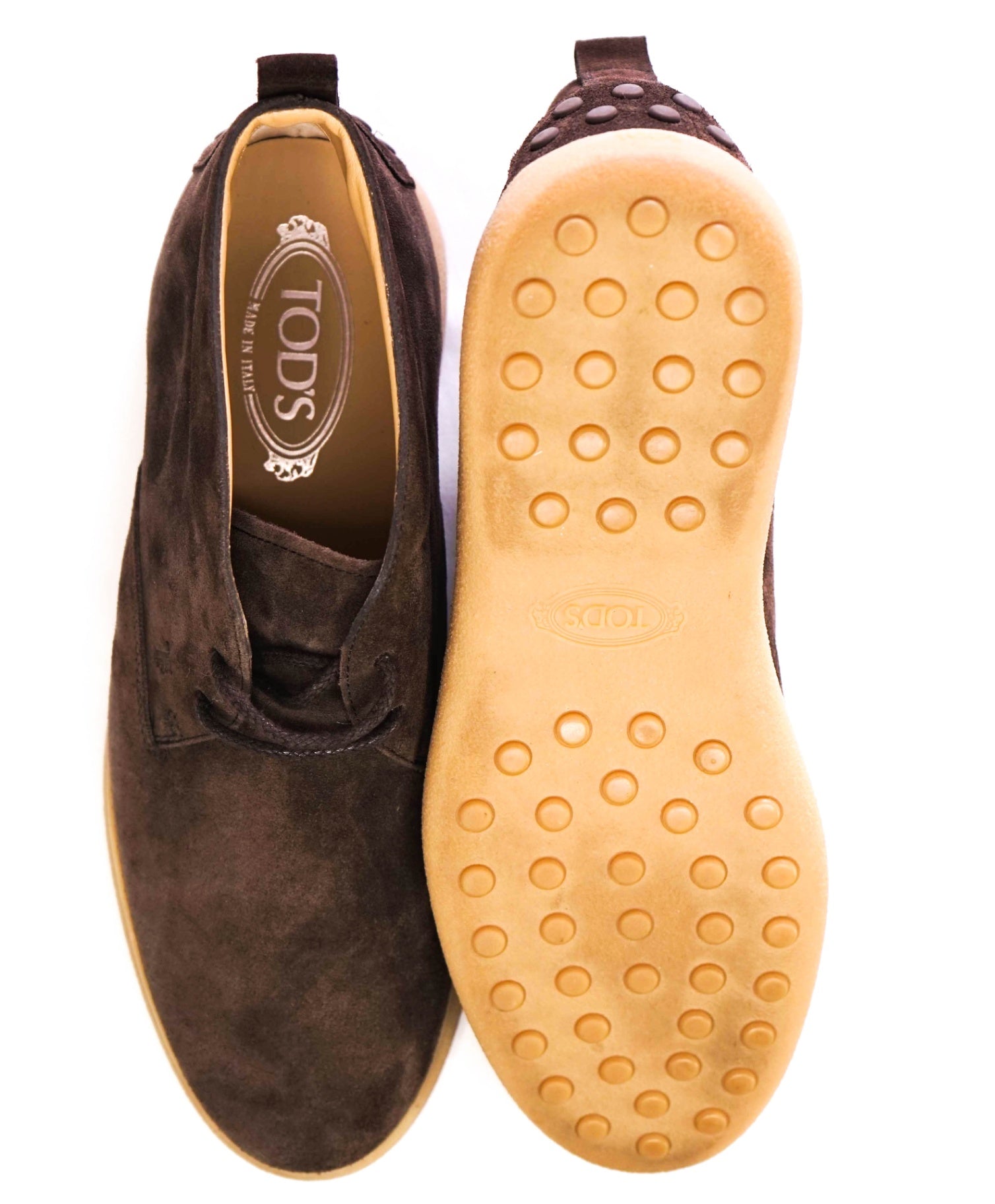 $750 Tod's Brown Suede Chukka Boot Footwear US 9.5 (UK8.5)