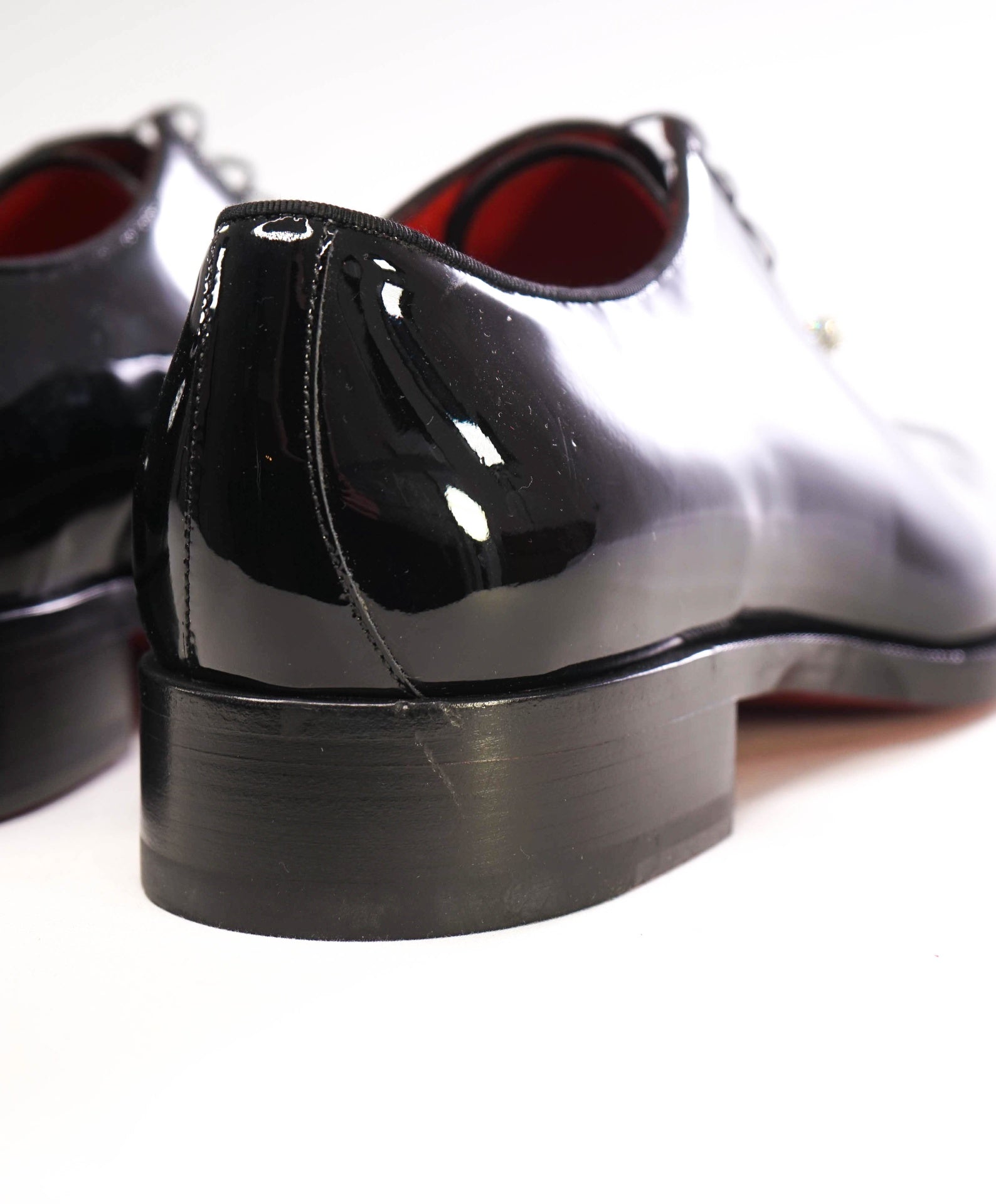 $1,295 Christian Louboutin "Chambeliss Night Strass" Patent Oxfords US 8 (41EU)