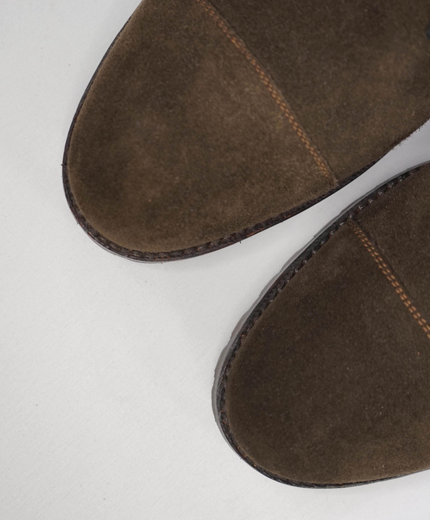 $1,295 Canali Brown SHEARLING LINED Ankle Boots 10US