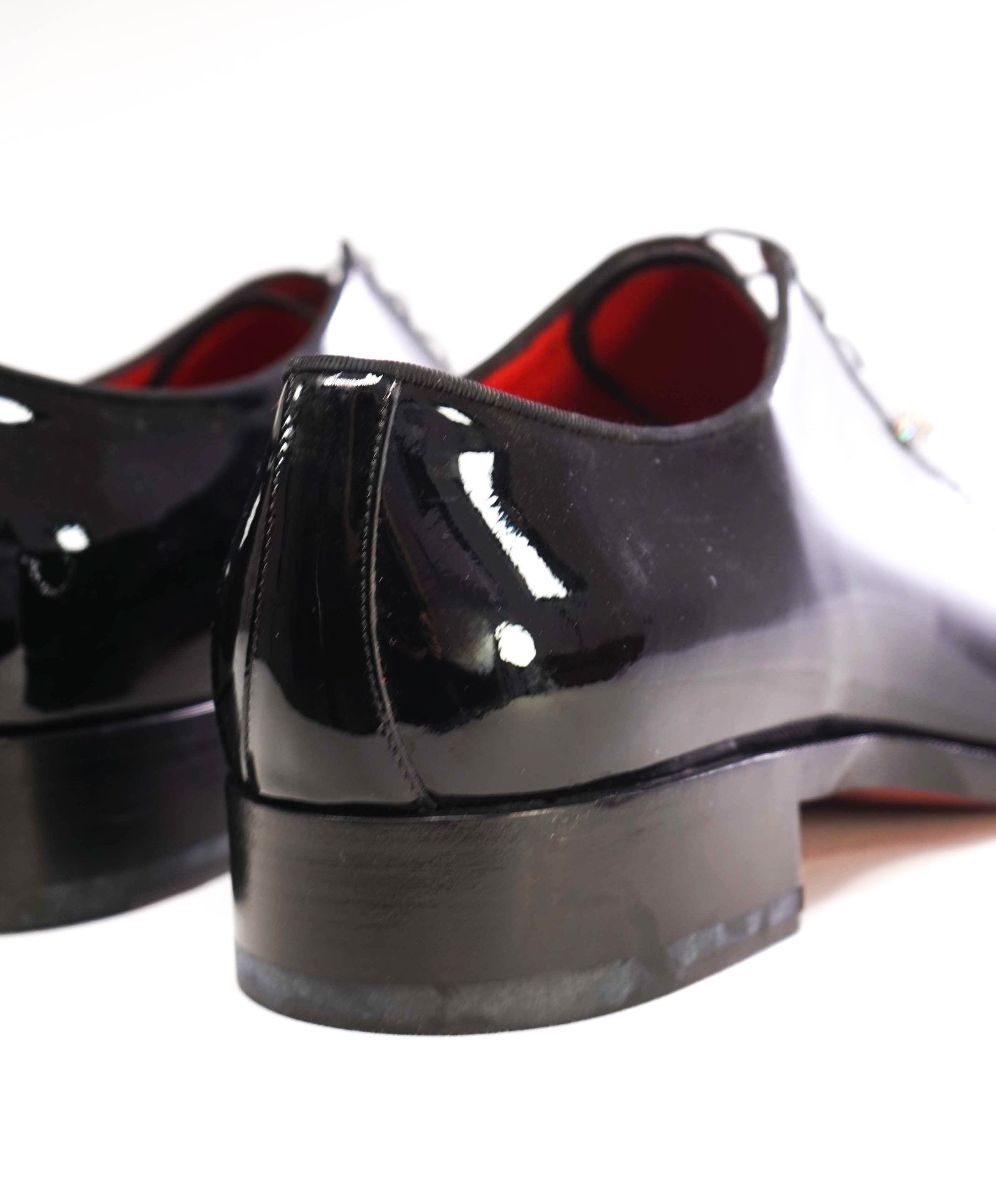 $1,295 Christian Louboutin "Chambeliss Night Strass" Patent Oxfords US 12 (45EU)
