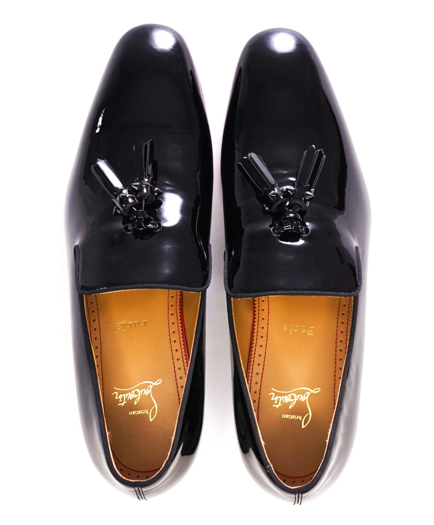 $1,050 CHRISTIAN LOUBOUTIN - *Dandelion* Spike Tassel Loafers US 10.5 (43.5EU)