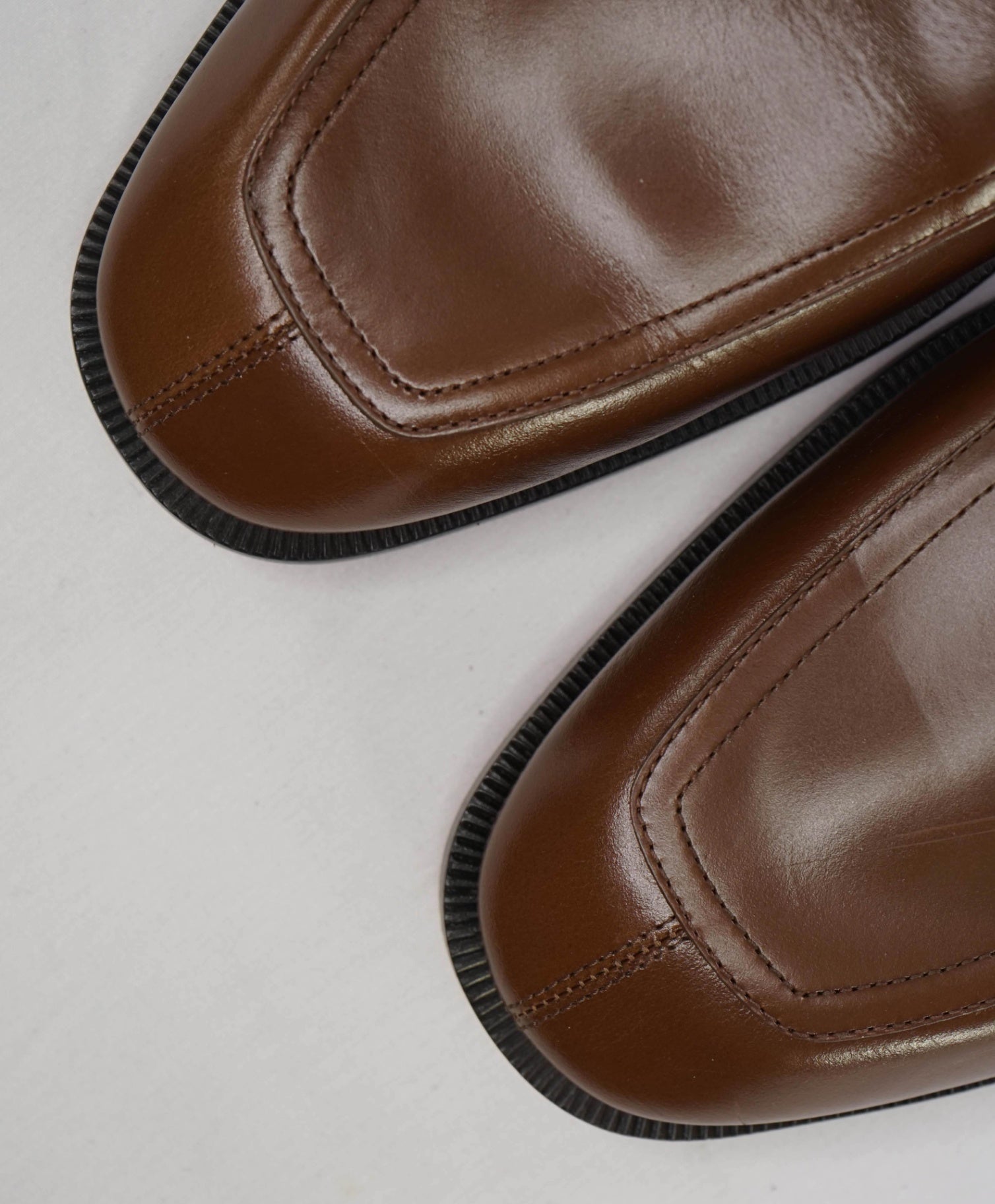 $1,100 CHRISTIAN LOUBOUTIN - *VARSIMOC* Brown Leather Loafers US 11 (44EU)