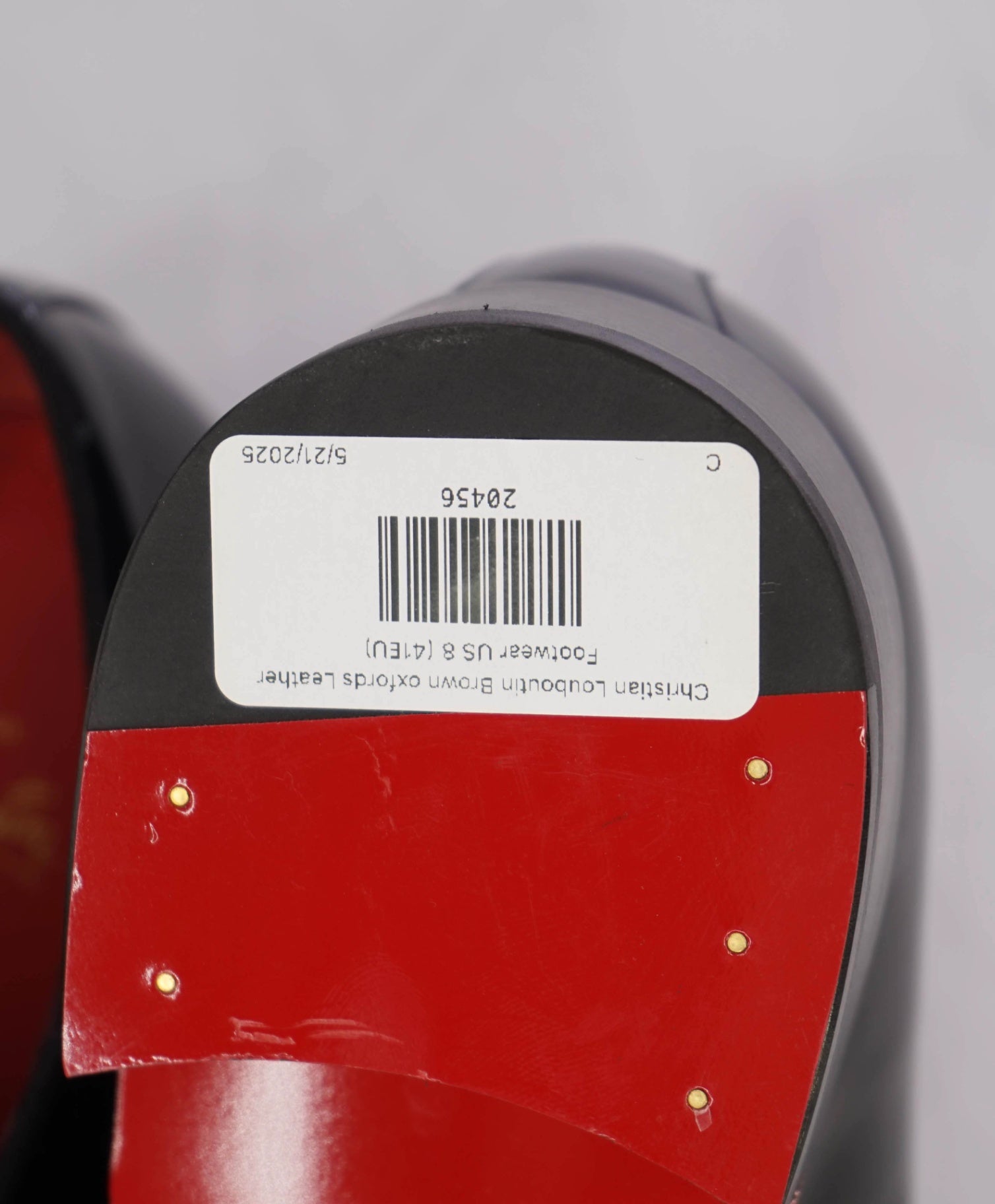 $1,295 Christian Louboutin "Chambeliss Night Strass" Patent Oxfords US 8 (41EU)