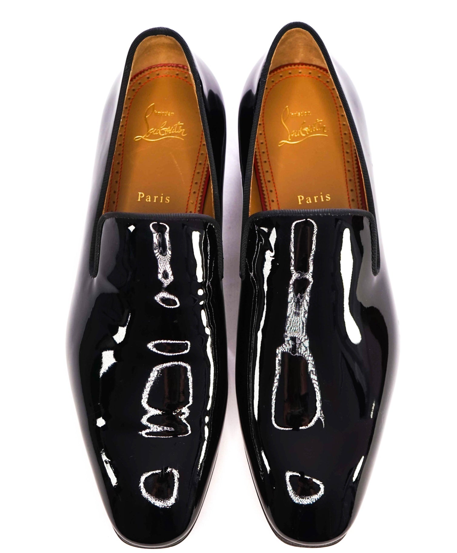 $1,050 CHRISTIAN LOUBOUTIN - *Dandelion* Patent Leather Loafers US 9 (42EU)