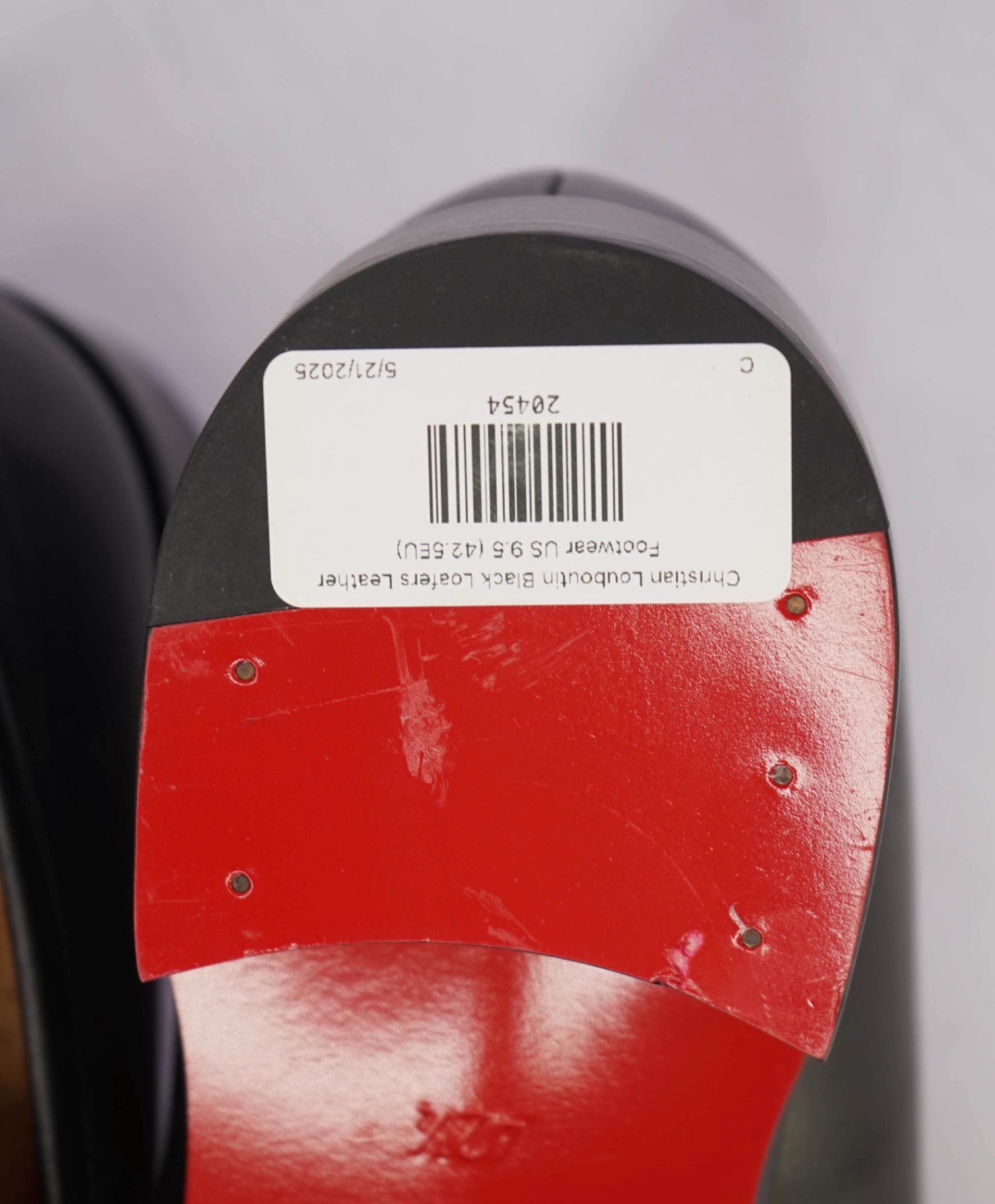 $1,100 CHRISTIAN LOUBOUTIN - *VARSIMOC* Black Leather Loafers US 9.5 (42.5EU)