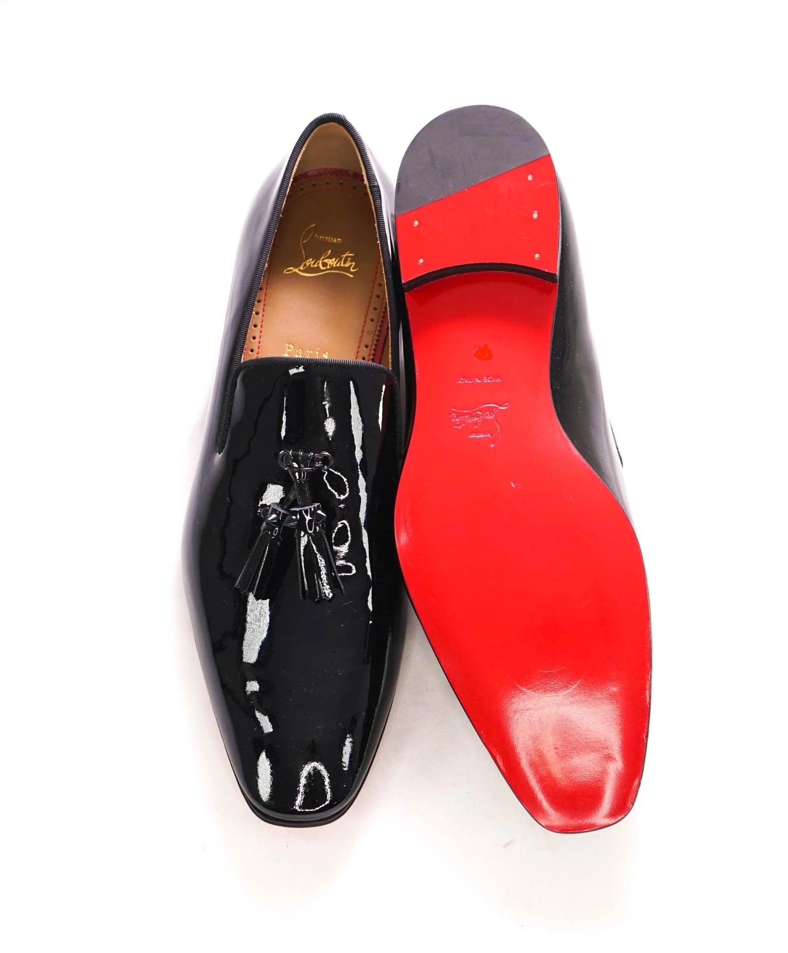 $1,050 CHRISTIAN LOUBOUTIN - *Dandelion* Spike Tassel Loafers US 10.5 (43.5EU)