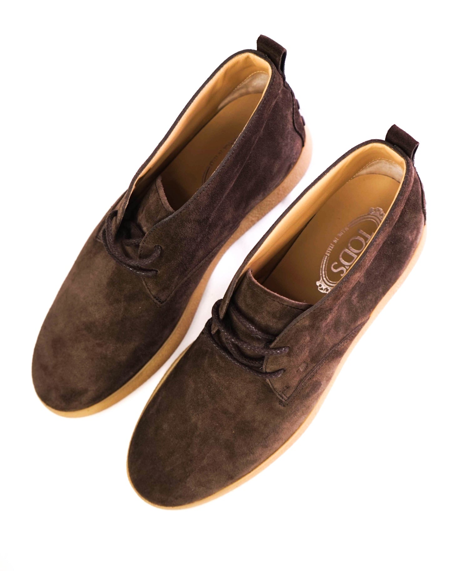 $750 Tod's Brown Suede Chukka Boot Footwear US 9.5 (UK8.5)