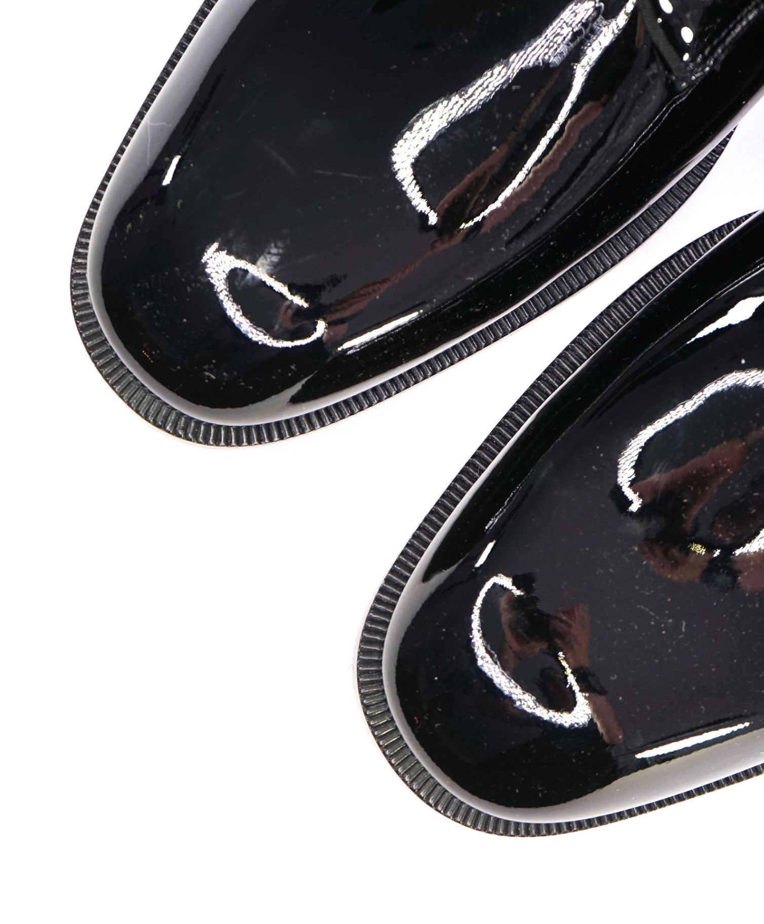 $1,295 Christian Louboutin "Chambeliss Night Strass" Patent Oxfords US 8 (41EU)