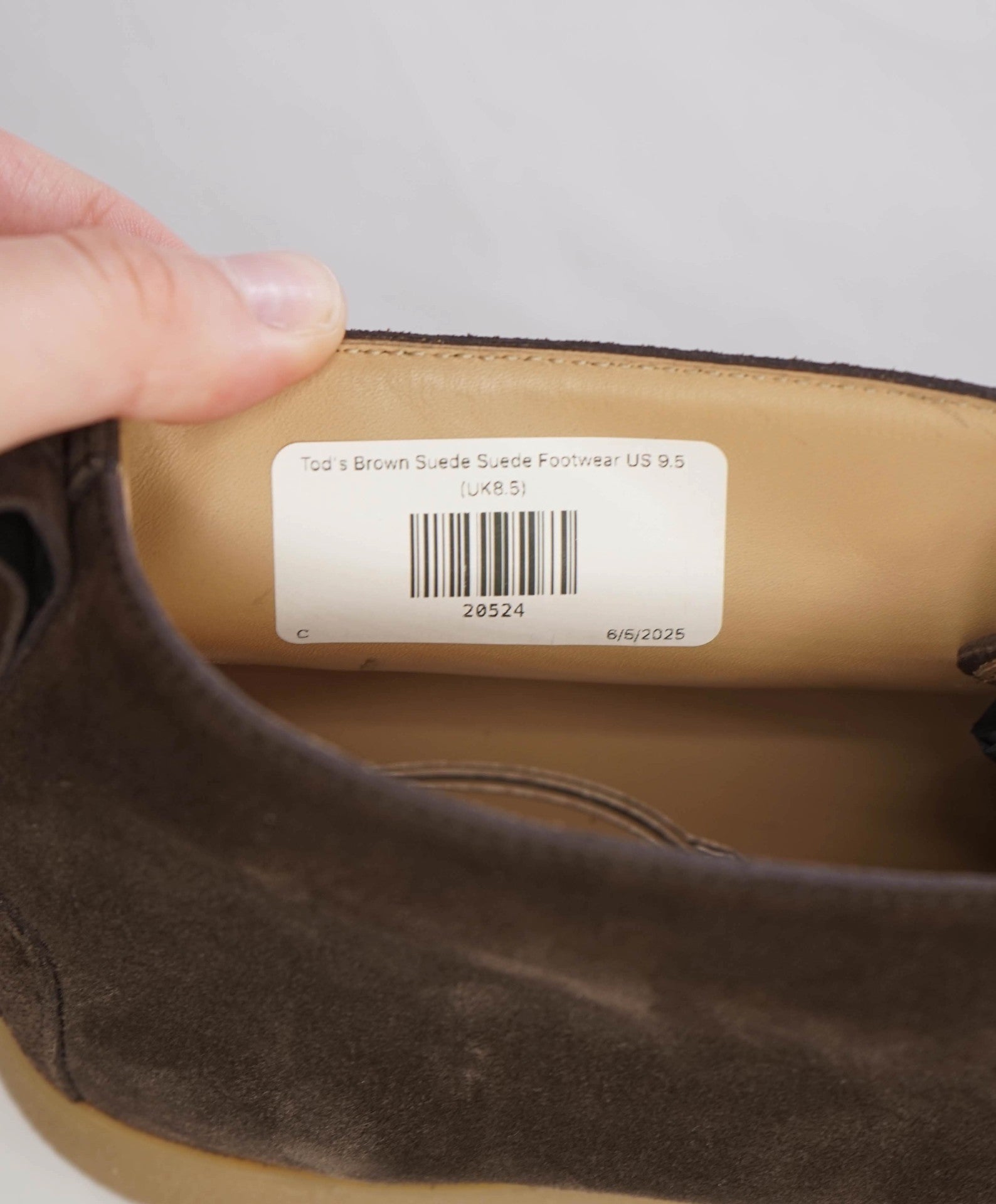 $750 Tod's Brown Suede Chukka Boot Footwear US 9.5 (UK8.5)