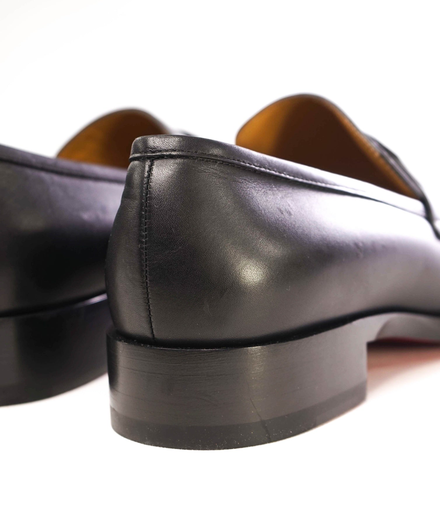 $1,100 CHRISTIAN LOUBOUTIN - *VARSIMOC* Black Leather Loafers US 9.5 (42.5EU)