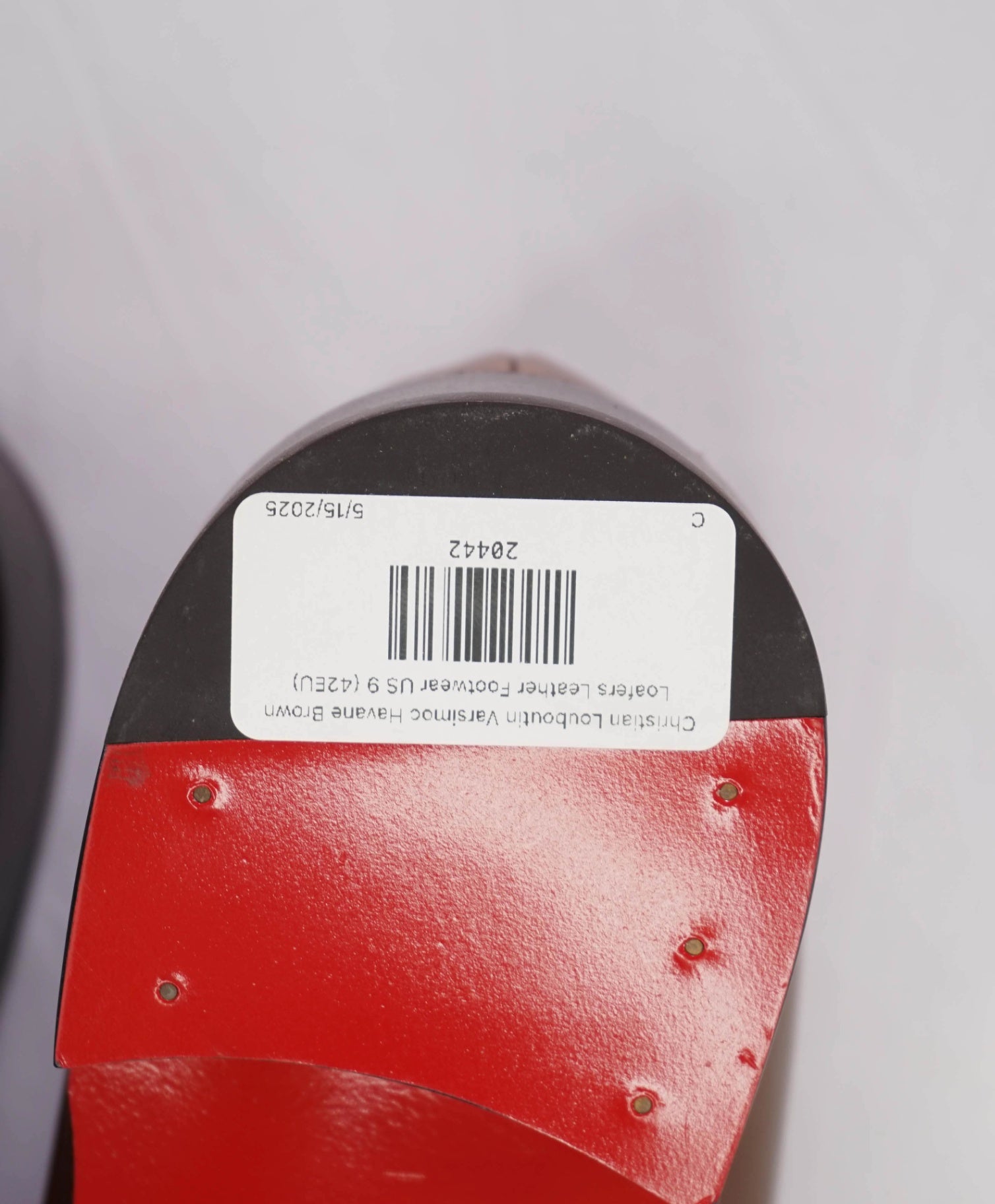 $1,100 CHRISTIAN LOUBOUTIN - *VARSIMOC* Brown Leather Loafers US 9 (42EU)