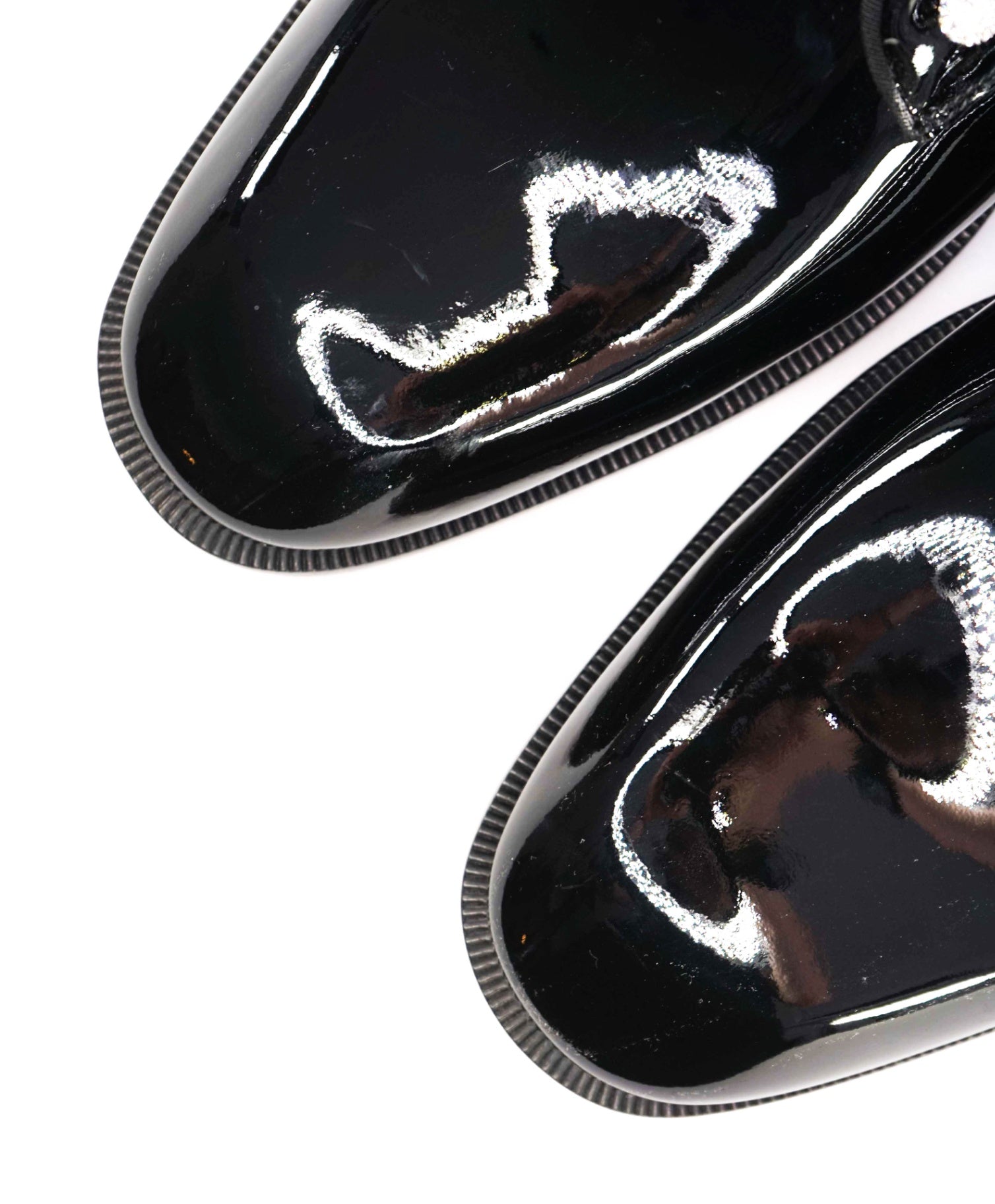 $1,295 Christian Louboutin "Chambeliss Night Strass" Patent Oxfords US 12 (45EU)