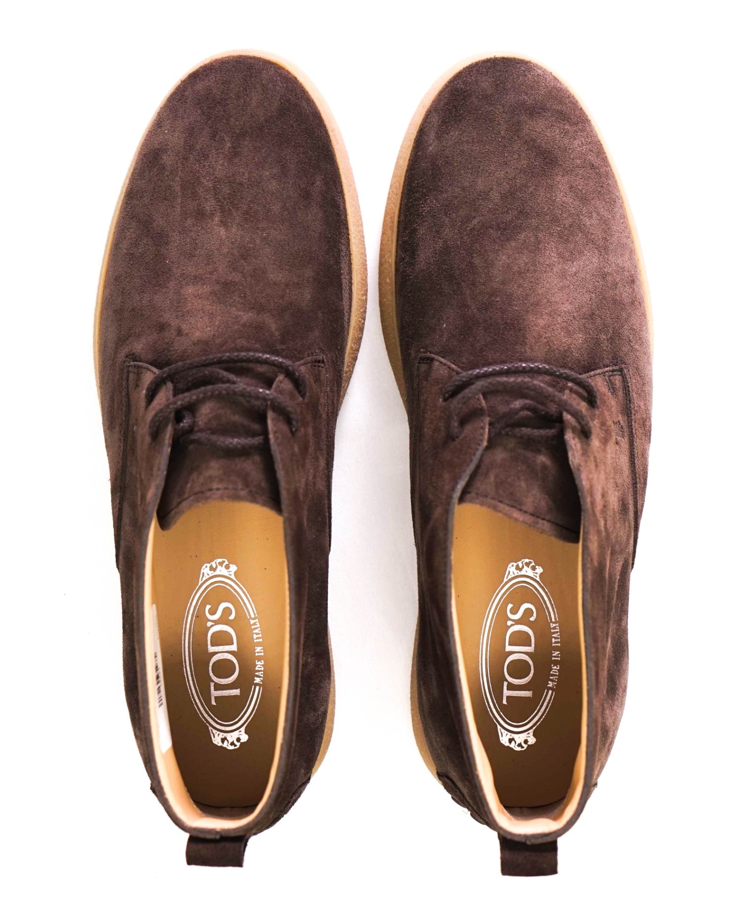 $750 Tod's Brown Suede Chukka Boot Footwear US 9.5 (UK8.5)