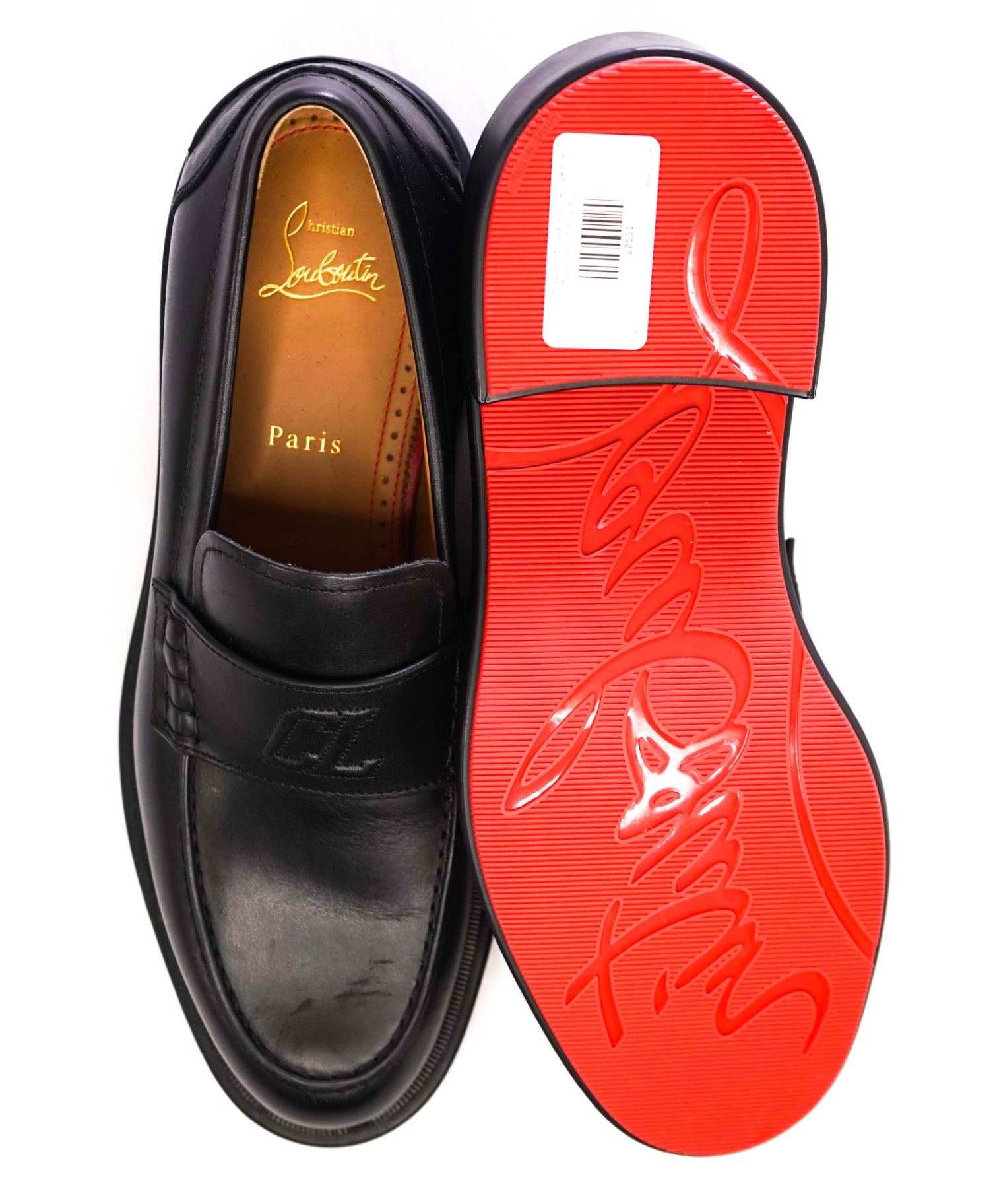 $1,095 Christian Louboutin "URBINO" Mock Braid Loafers US 8 (41EU)