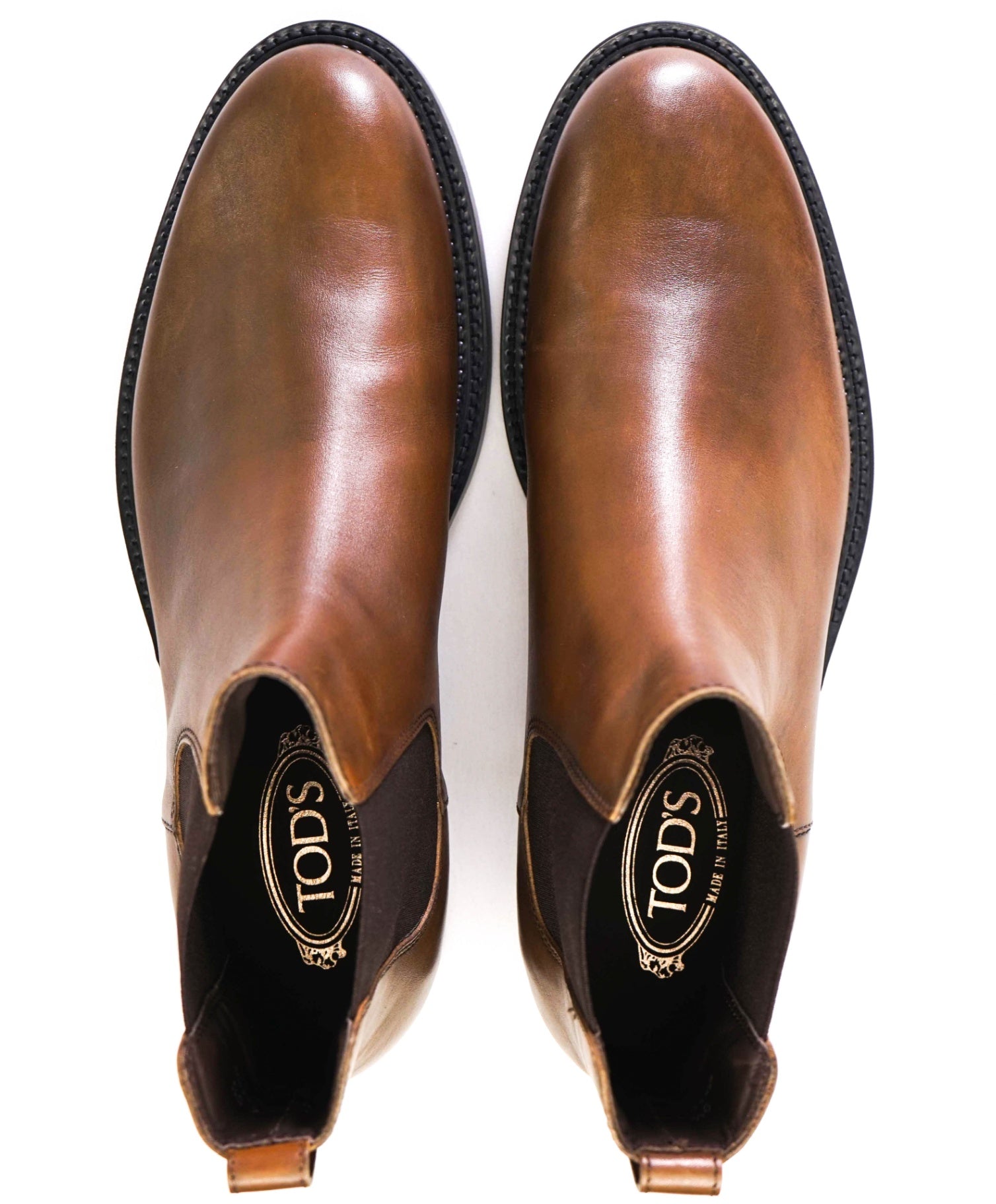 $825 Tod's Brown Ankle Boots Leather Footwear US 9.5 (UK8.5)