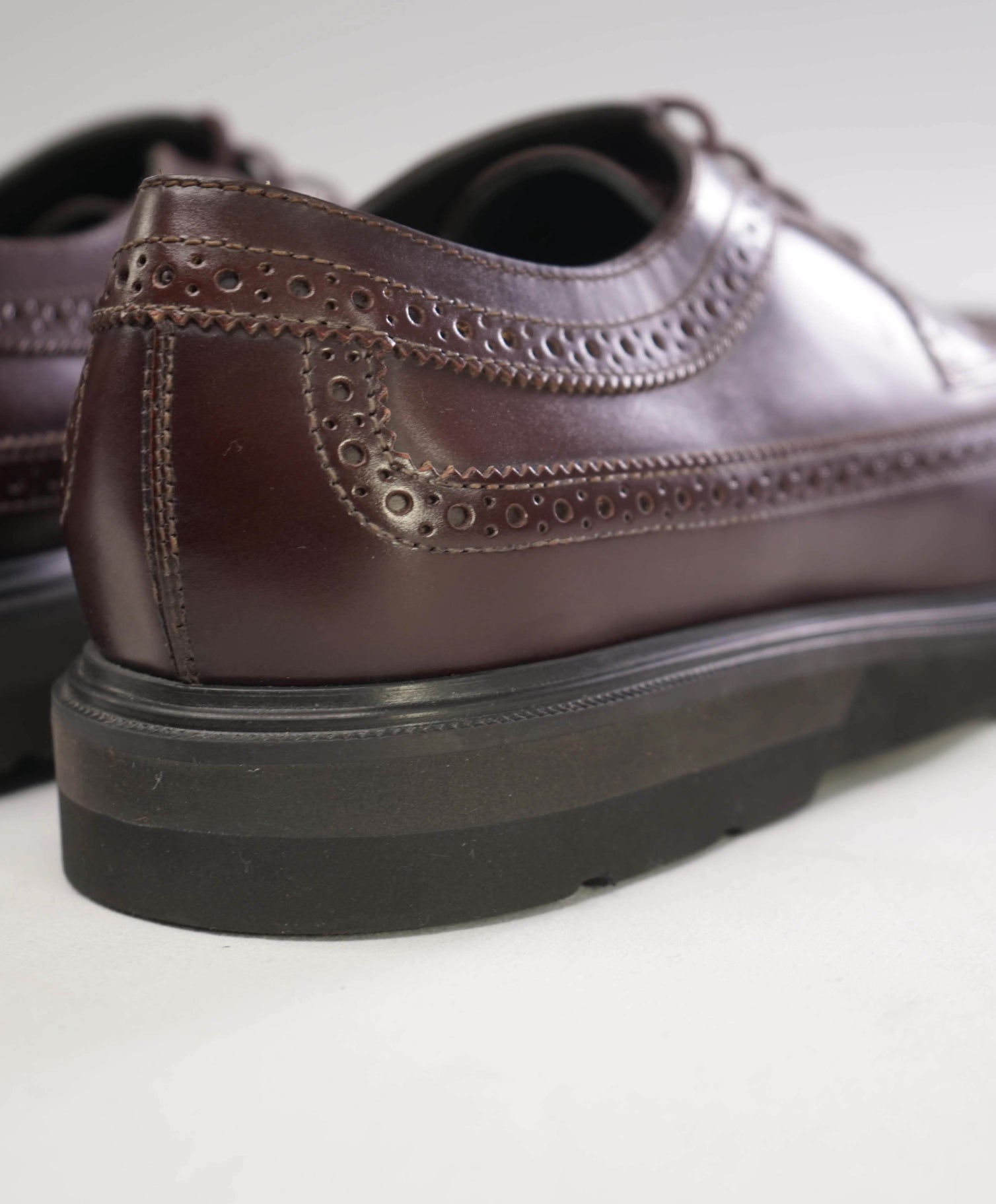 $750 Tod's Dark Brown Derbies Leather Lug Sole US 10 (9UK)