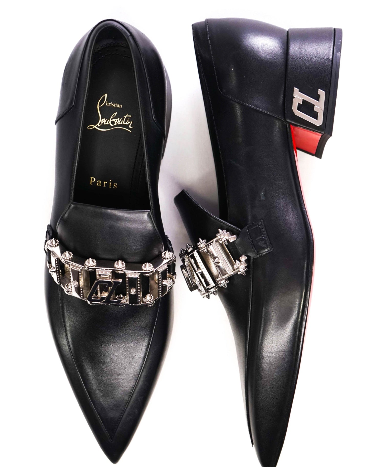 $2,695 Christian Louboutin "AIGUILOU" (Womens) Pointed Shoe US 12.5 (42.5 EU)