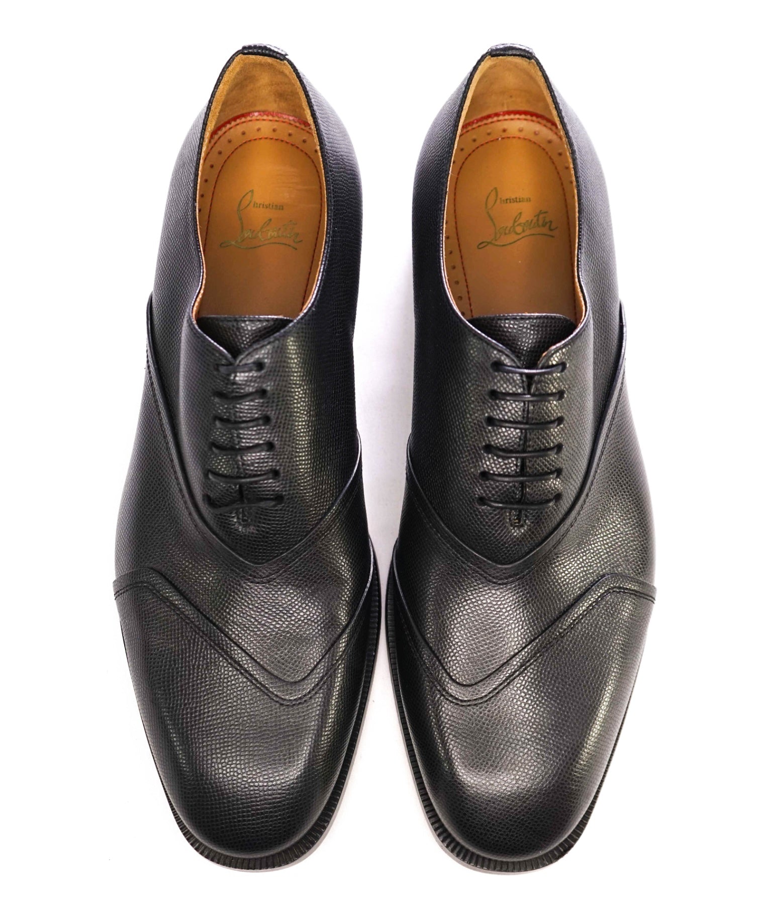 $1,145 CHRISTIAN LOUBOUTIN - *BOABI FLAT* Black Oxfords US 9 (42EU)