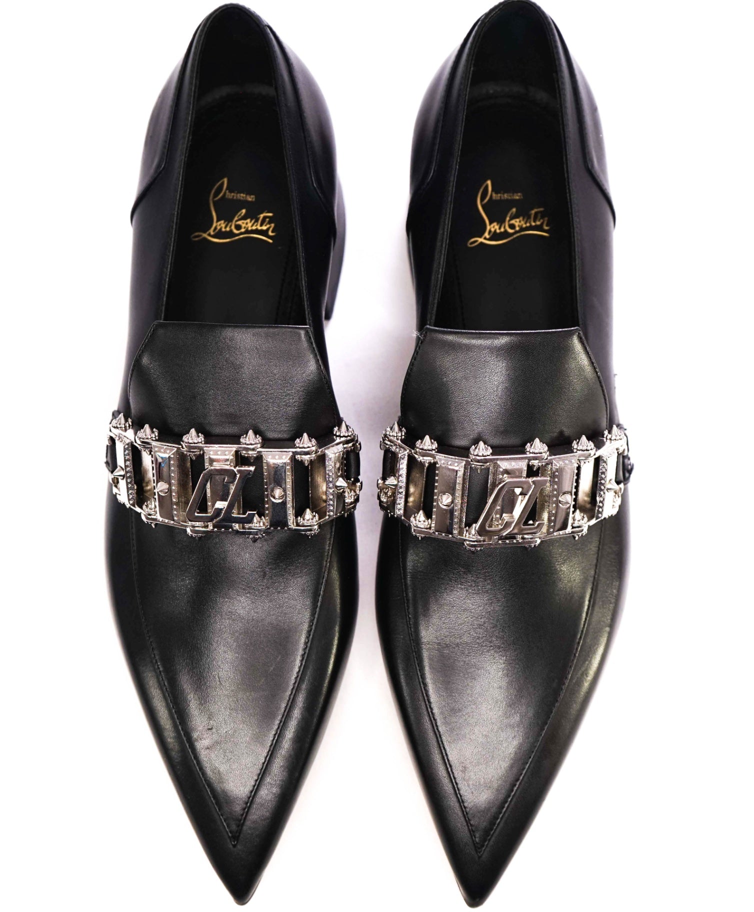 $2,695 Christian Louboutin "AIGUILOU" (Womens) Pointed Shoe US 12.5 (42.5 EU)