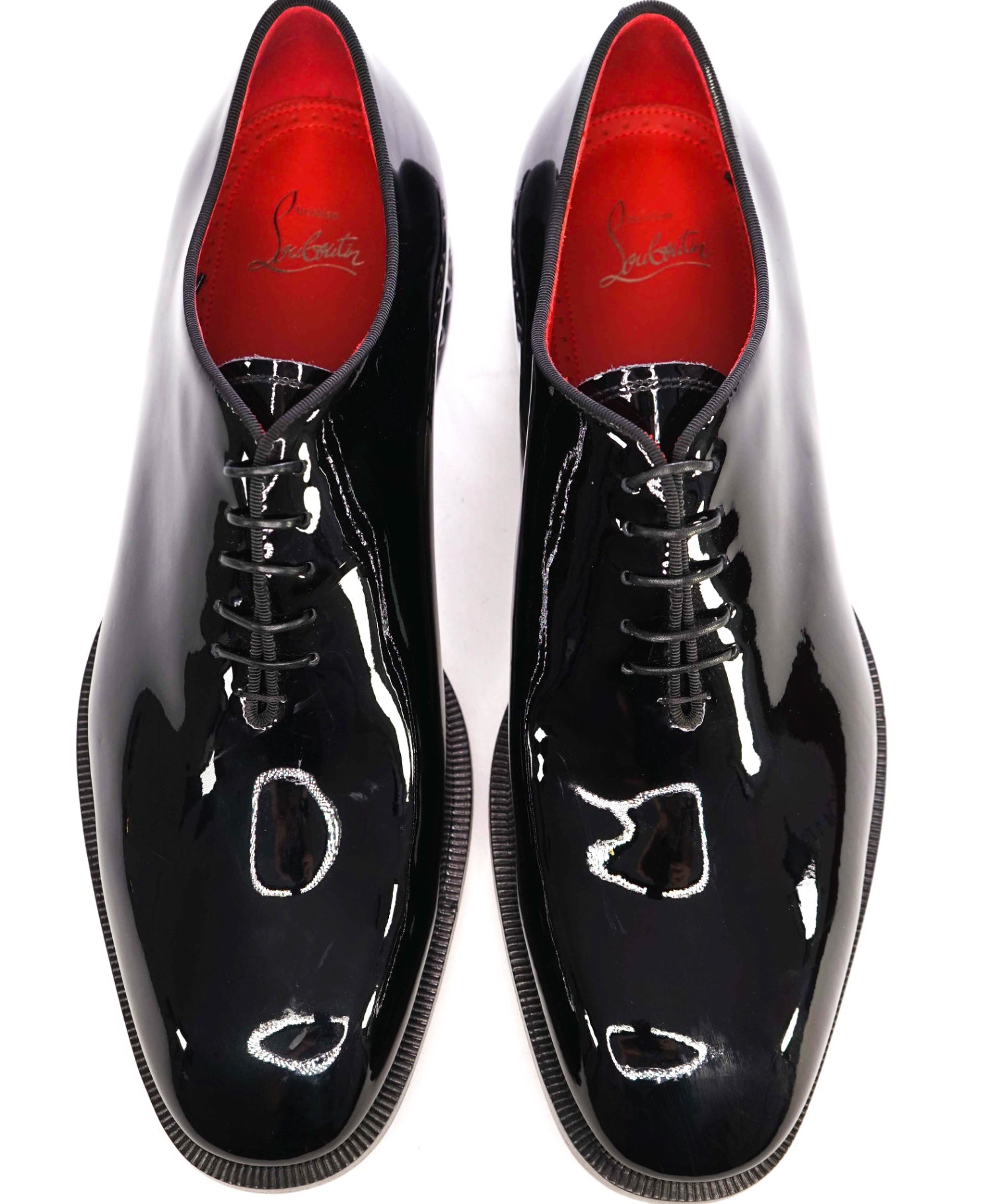 $1,295 CHRISTIAN LOUBOUTIN - *CORTEO* Black Oxfords US 9.5 (42.5EU)