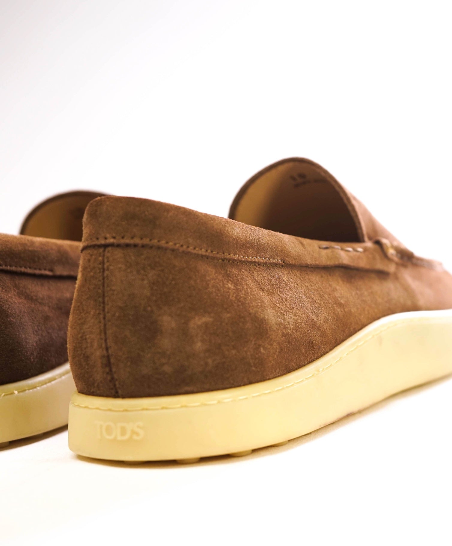 $750 Tod's "SUMMER WALK" Tobacco Suede Footwear US 11 (UK10)