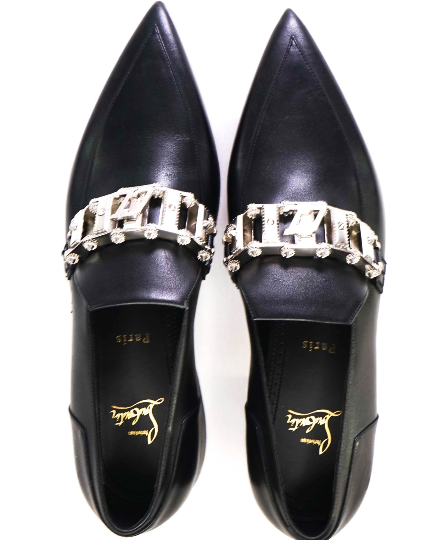 $2,695 Christian Louboutin "AIGUILOU" (Womens) Pointed Shoe US 12.5 (42.5 EU)