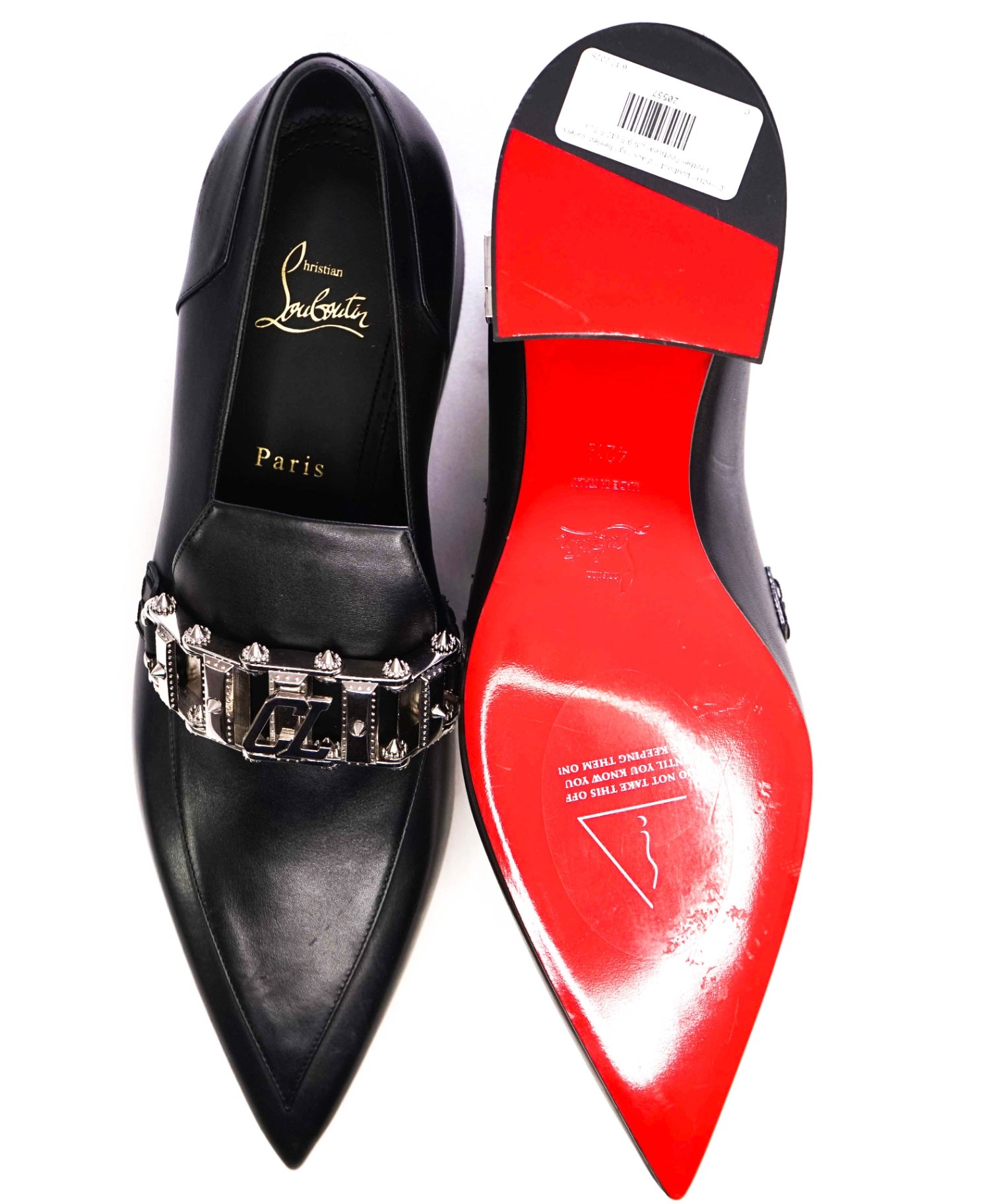 $2,695 Christian Louboutin "AIGUILOU" (Womens) Pointed Shoe US 12.5 (42.5 EU)