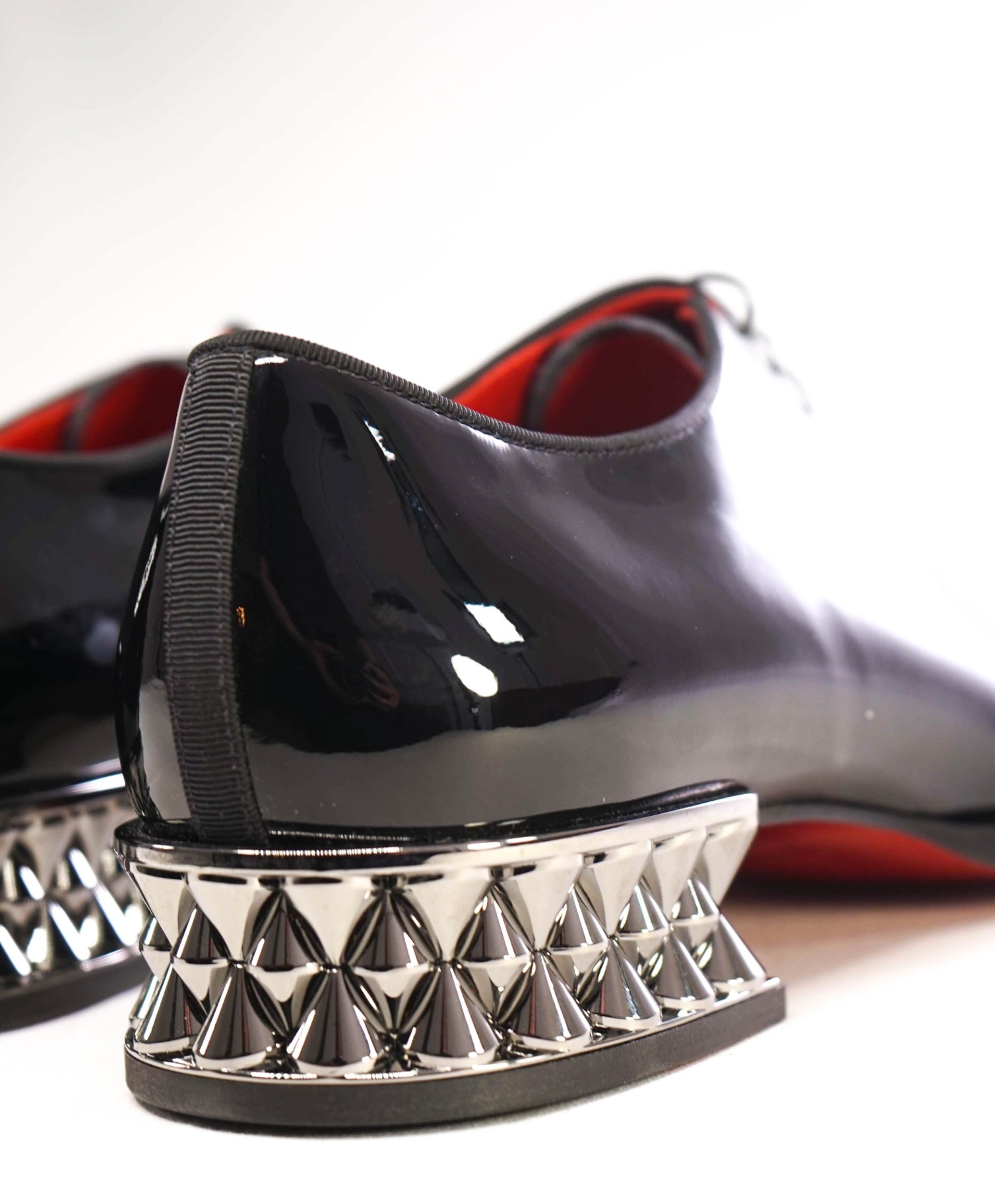 $1,295 CHRISTIAN LOUBOUTIN - *CORTEO* Black Oxfords US 9.5 (42.5EU)