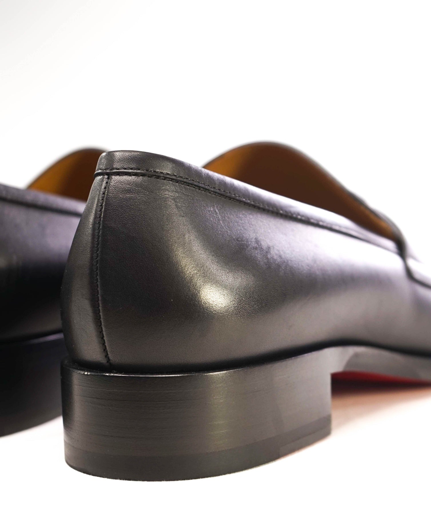 $1,100 CHRISTIAN LOUBOUTIN - *VARSIMOC* Black Leather Loafers US 11 (44EU)