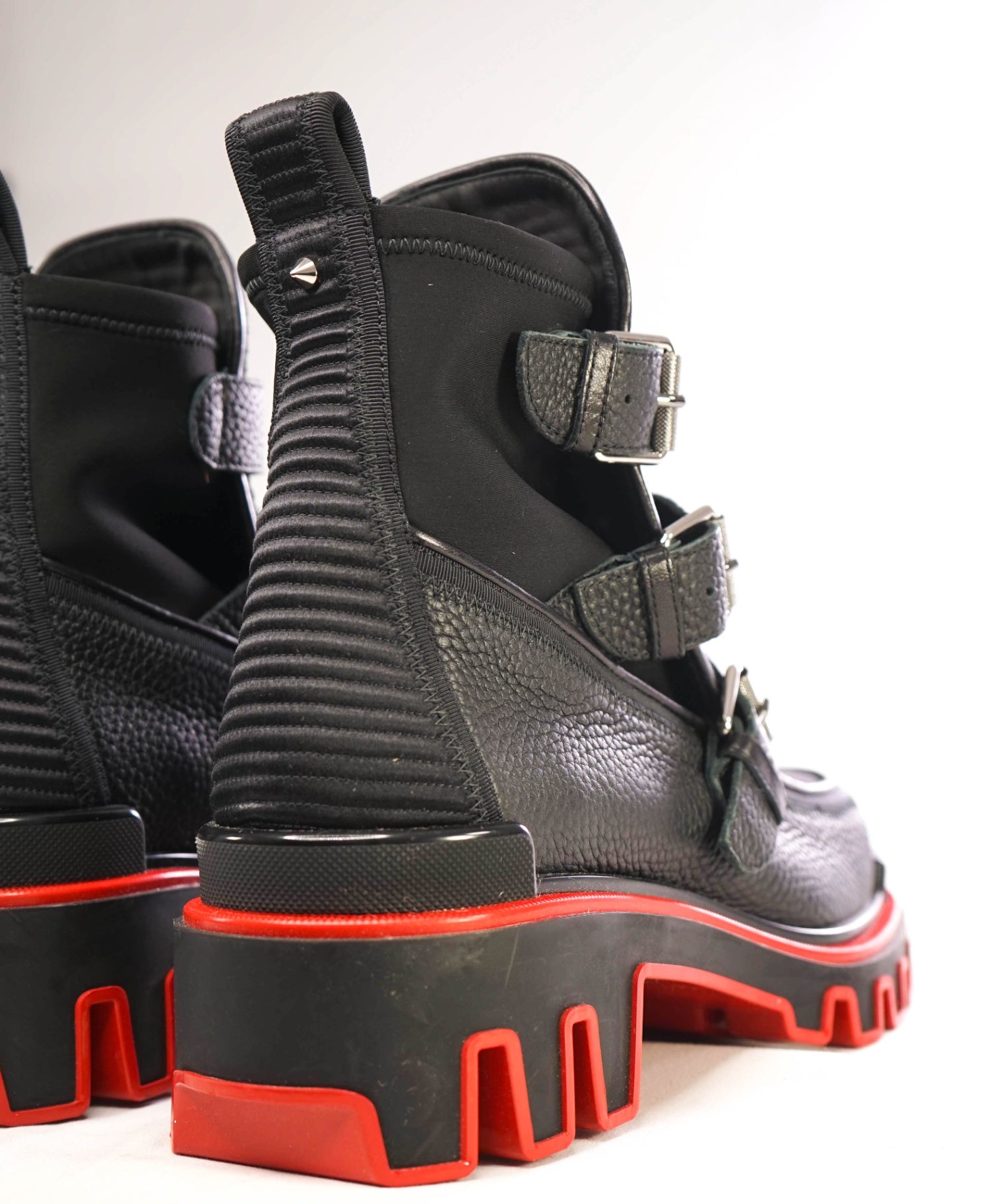 $1,595 Christian Louboutin DUNE Black Boots Leather US 10 (43EU)