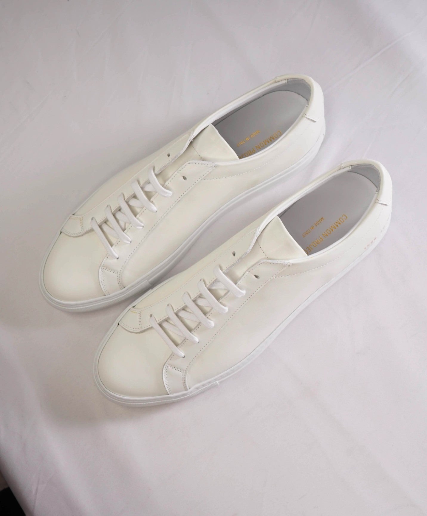 $440 Common Projects White Sneakers Leather Footwear US 13 (46EU)