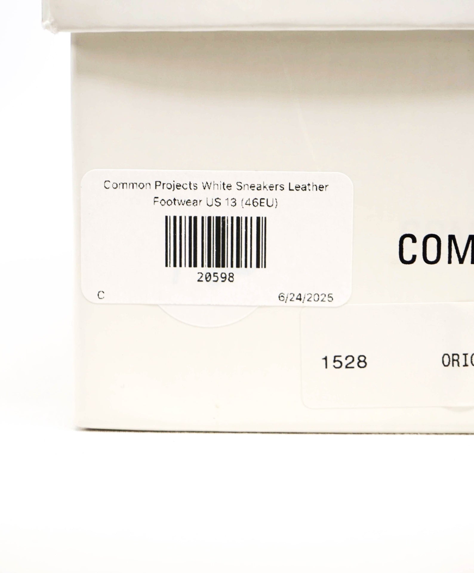 $440 Common Projects White Sneakers Leather Footwear US 13 (46EU)