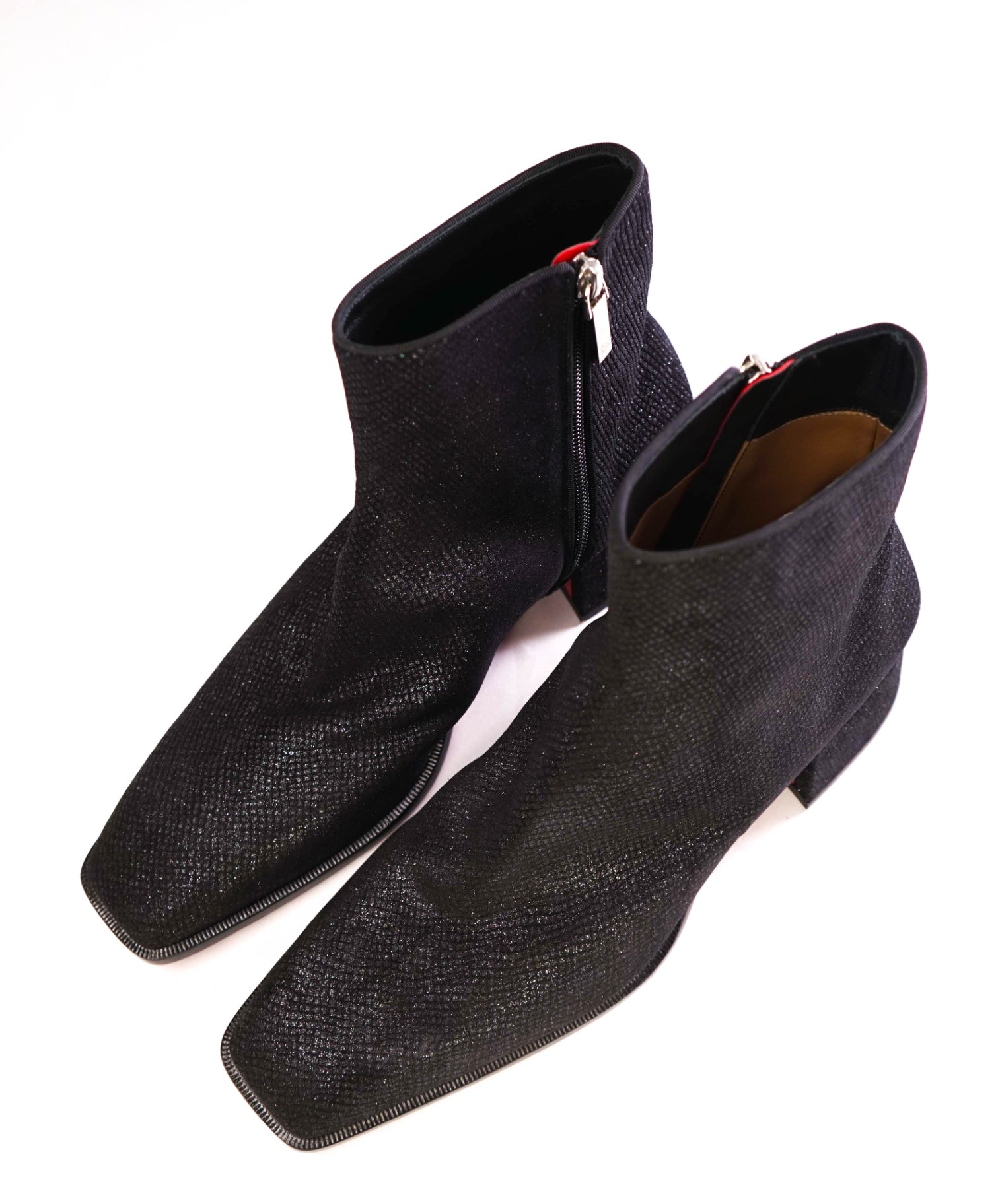 $1,445 Christian Louboutin "FEVER" Bovine Black Boots US 10.5 (43.5EU)