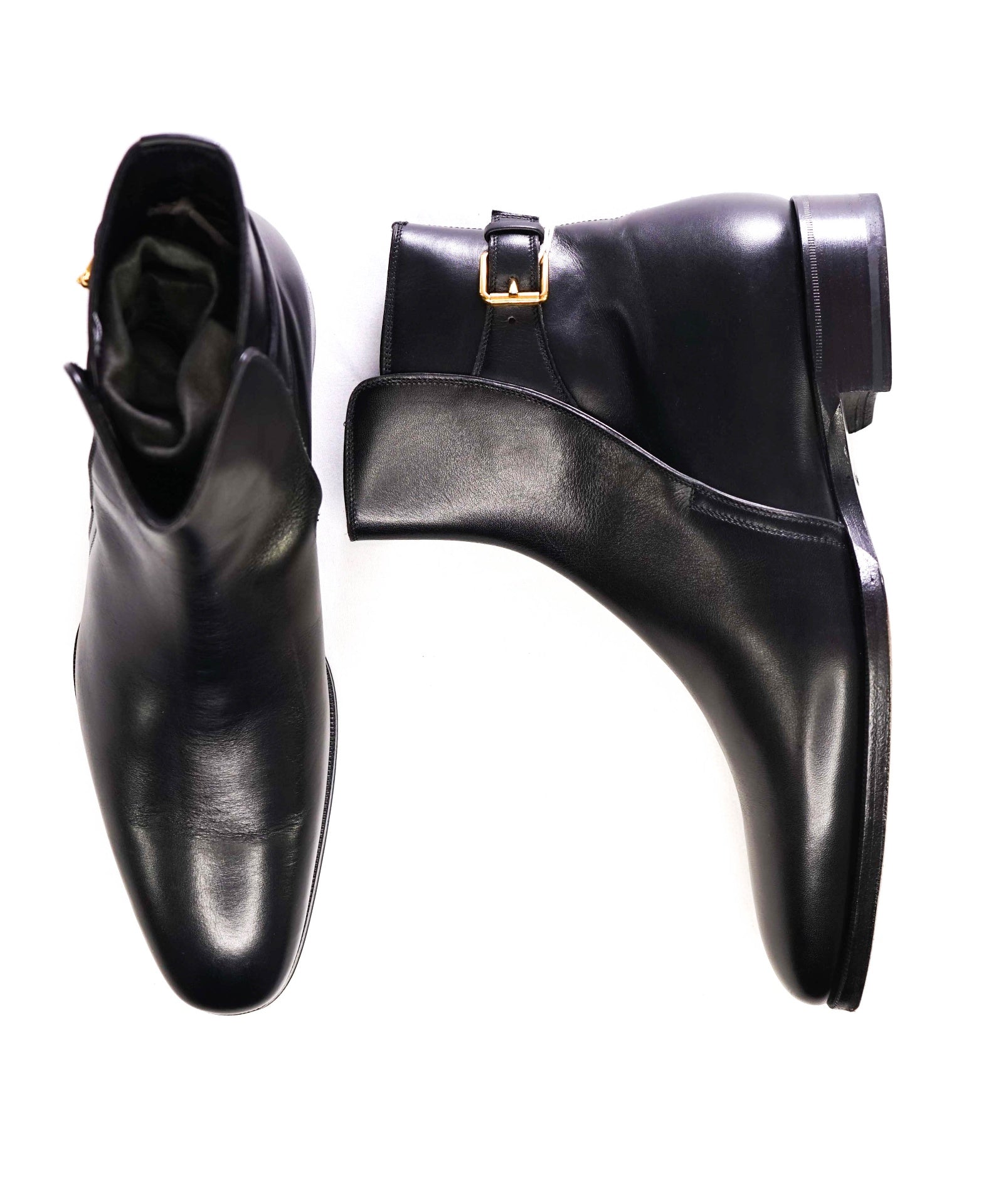 $1,860 Tom Ford "Jodhpur" Black Boots Leather US 9.5 (9TF)