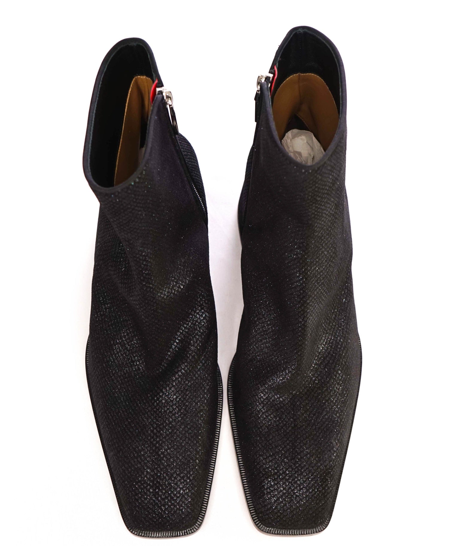 $1,445 Christian Louboutin "FEVER" Bovine Black Boots US 10.5 (43.5EU)