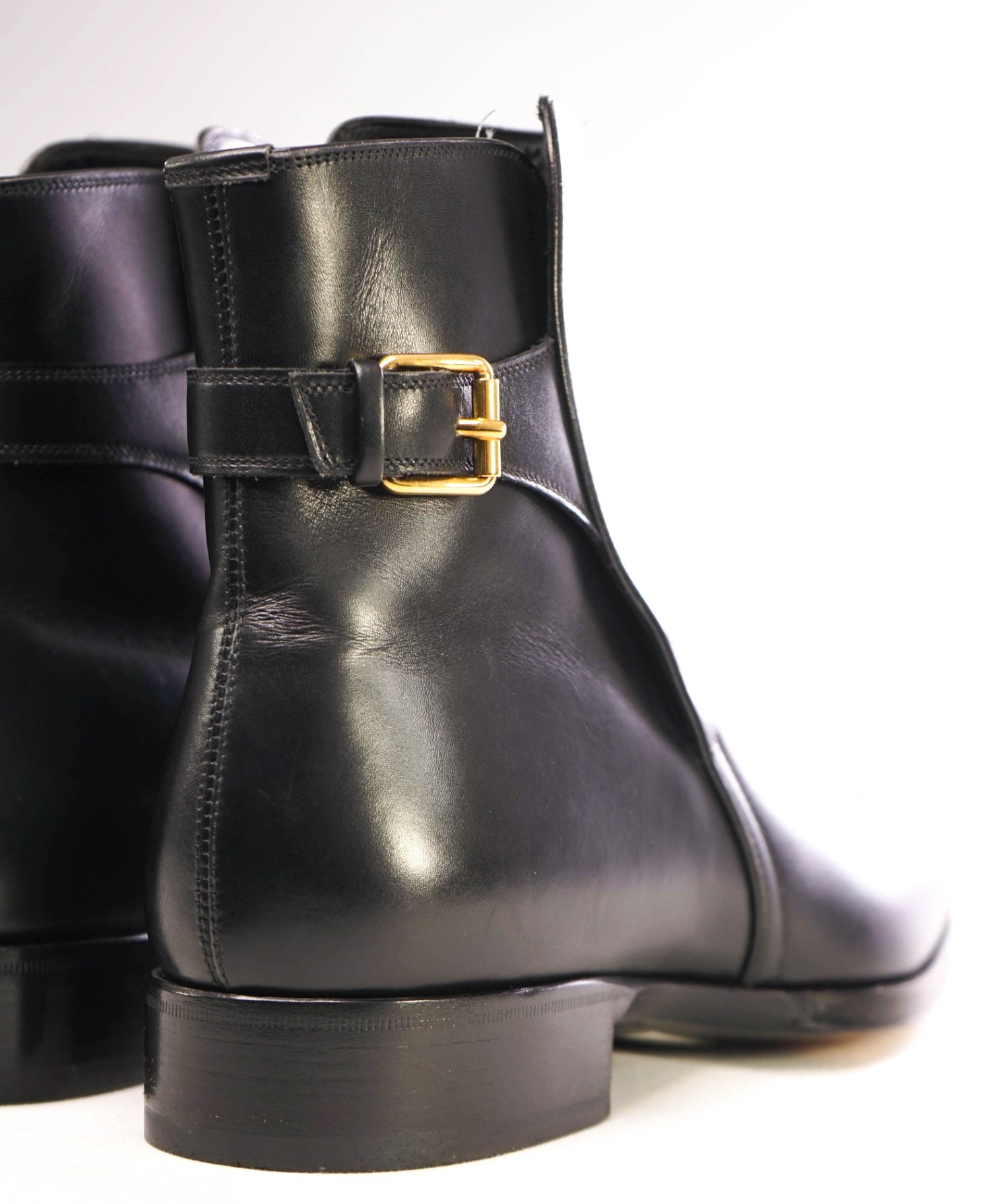 $1,860 Tom Ford "Jodhpur" Black Boots Leather US 9.5 (9TF)