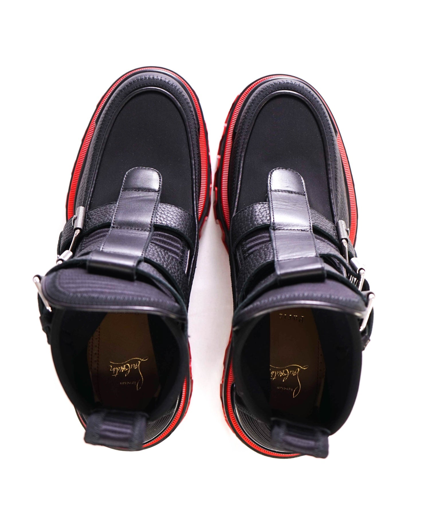 $1,595 Christian Louboutin DUNE Black Boots Leather US 10 (43EU)