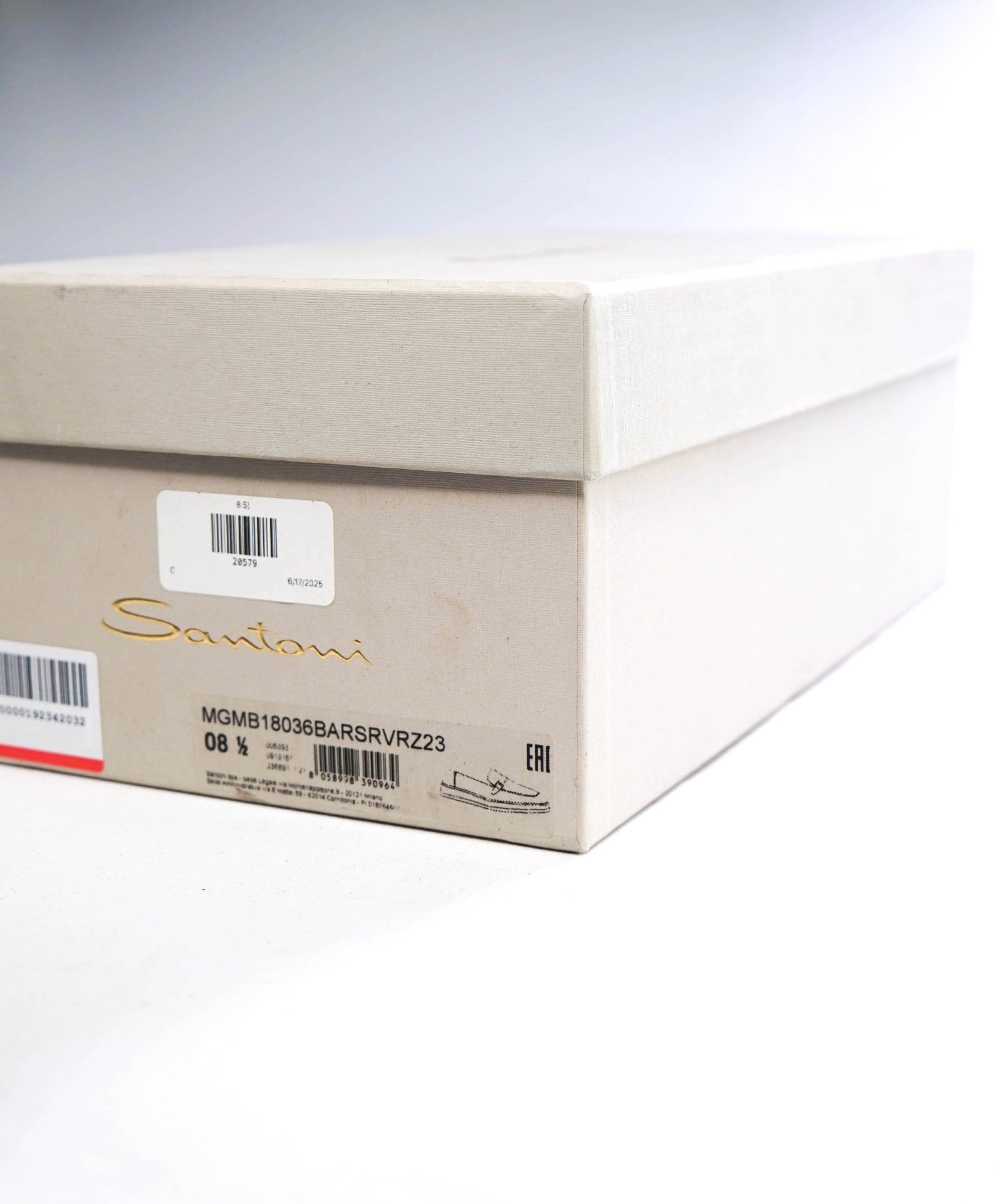 $1,060 Santoni Light Blue Suede "SUMMER WALK" Loafer US 9.5 (UK 8.5)