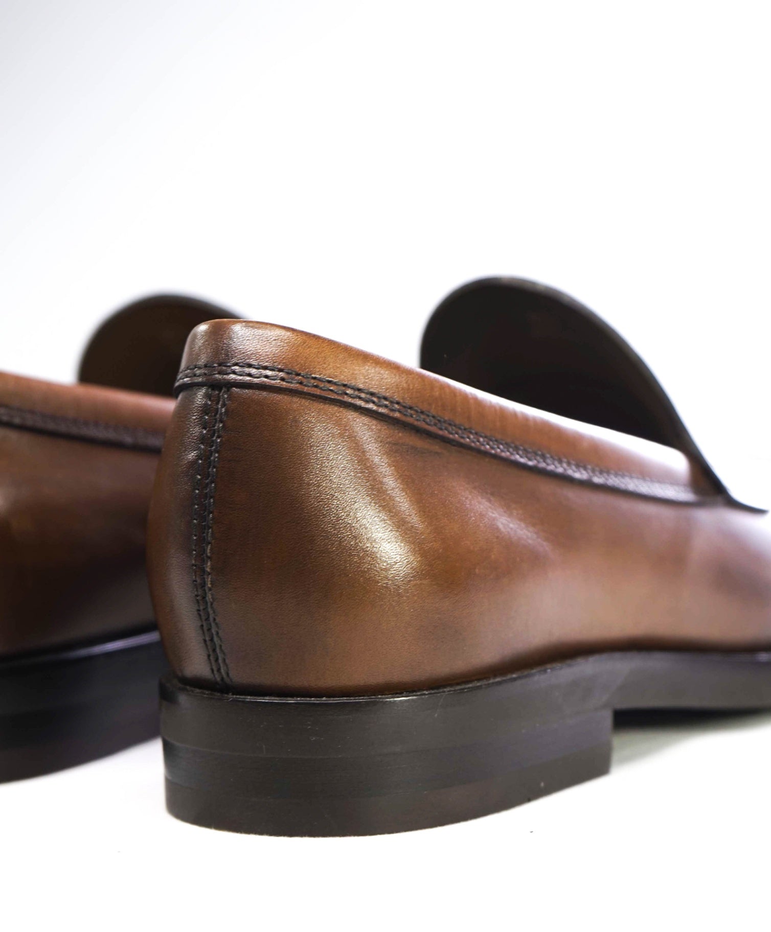 $825 TOD’S - “Boston” Brown Leather Penny Loafers - US 7.5 (6.5UK)