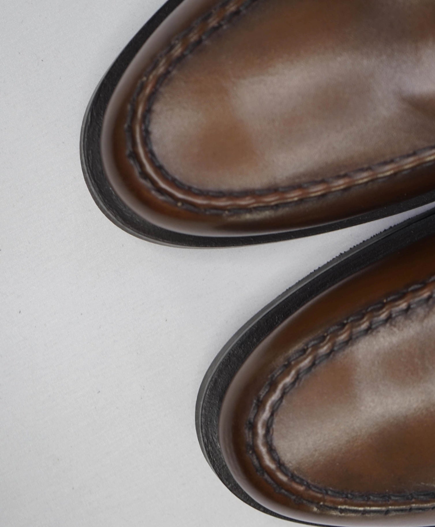 $825 TOD’S - “Boston” Brown Leather Penny Loafers - US 7.5 (6.5UK)