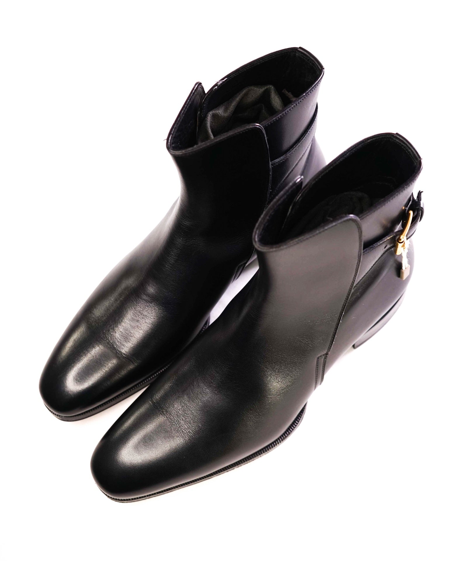 $1,860 Tom Ford "Jodhpur" Black Boots Leather US 9.5 (9TF)