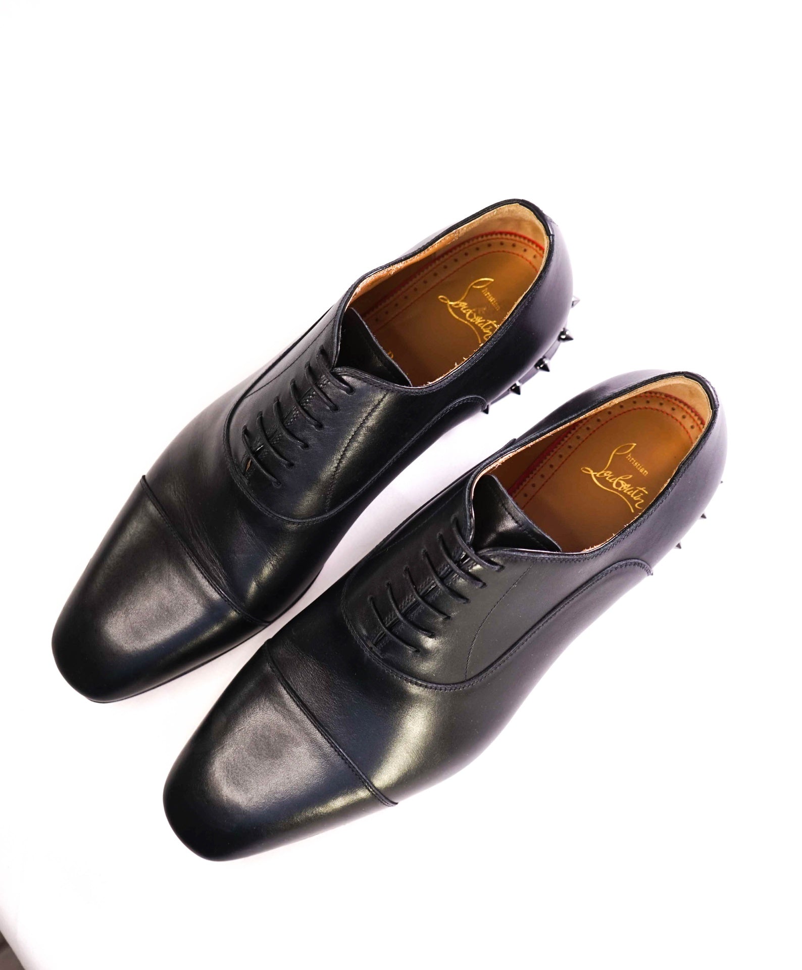 $1,100 Christian Louboutin "Greggo Spiked" Oxfords US 10.5 (43.5EU)