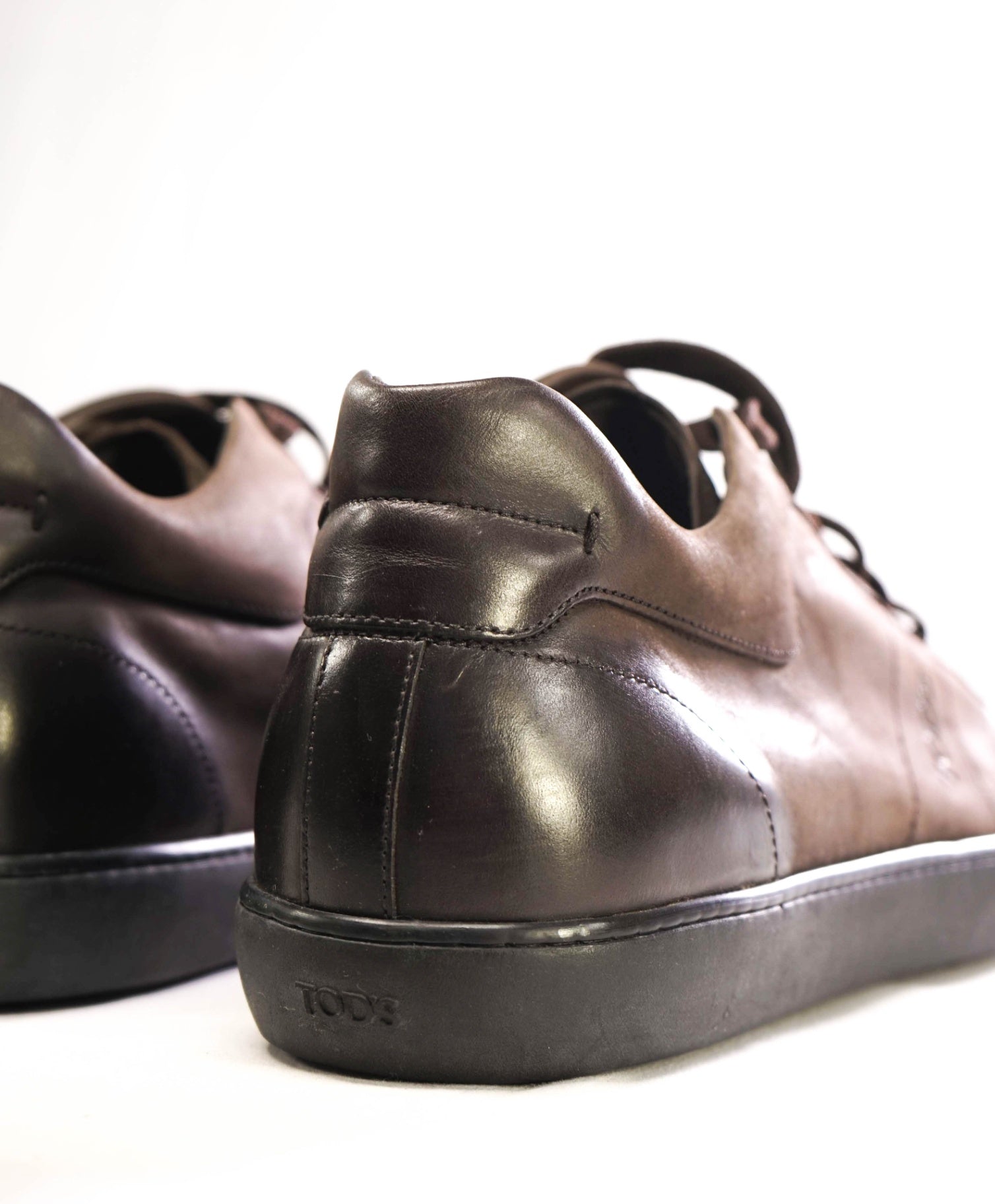 $825 Tod's Brown Sneakers Ombre Leather US 13 (12UK)