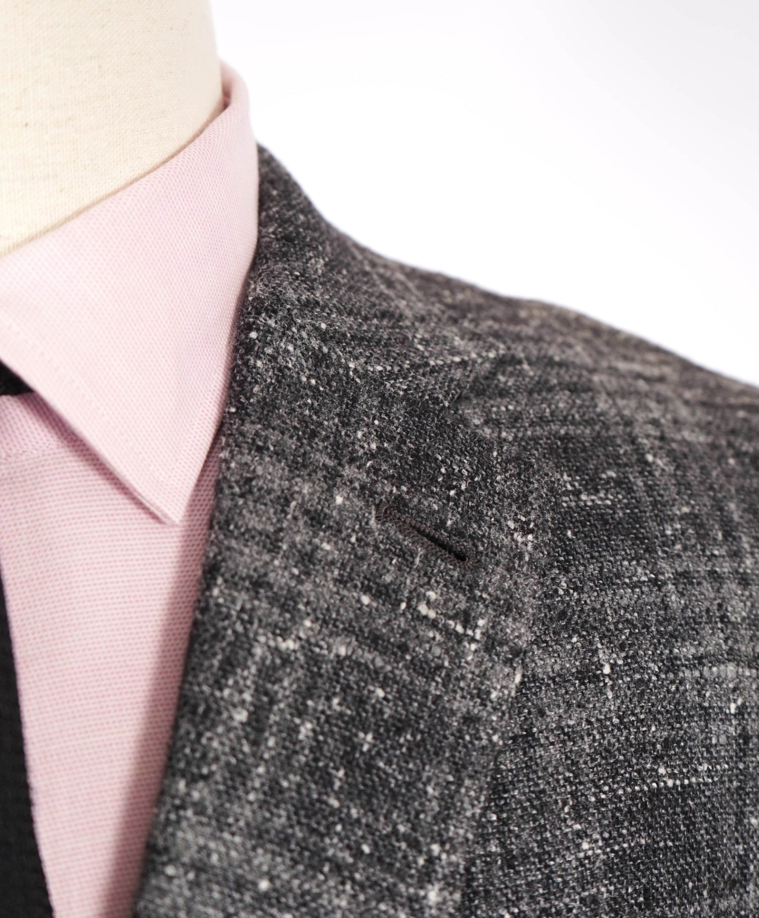 $2,495 Ermenegildo Zegna Grey Plaid Silk/Wool/Cashmere Blazer 50R